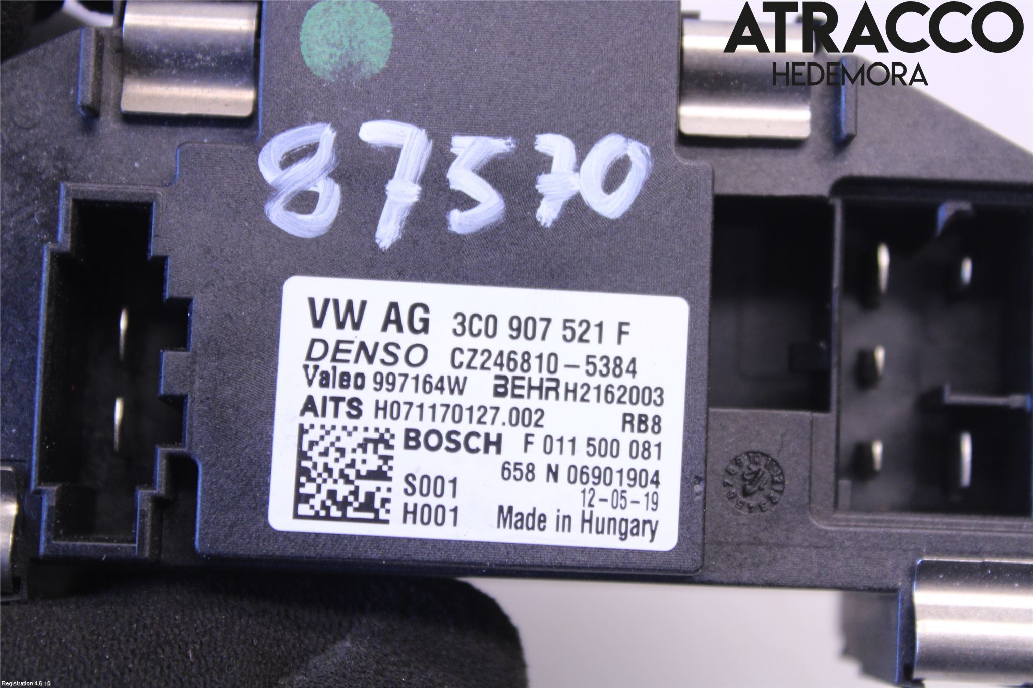 Skoda OCTAVIA (1Z) 05-13 Varmeapparat Viftemotstand