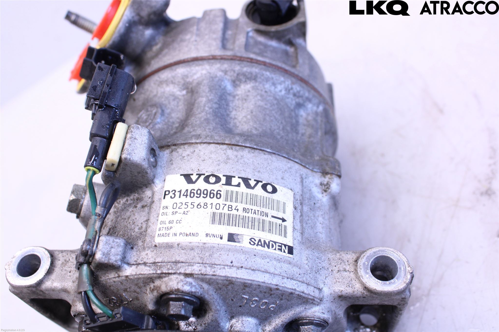 Volvo V40 12-19 Varme Ac Kompressor