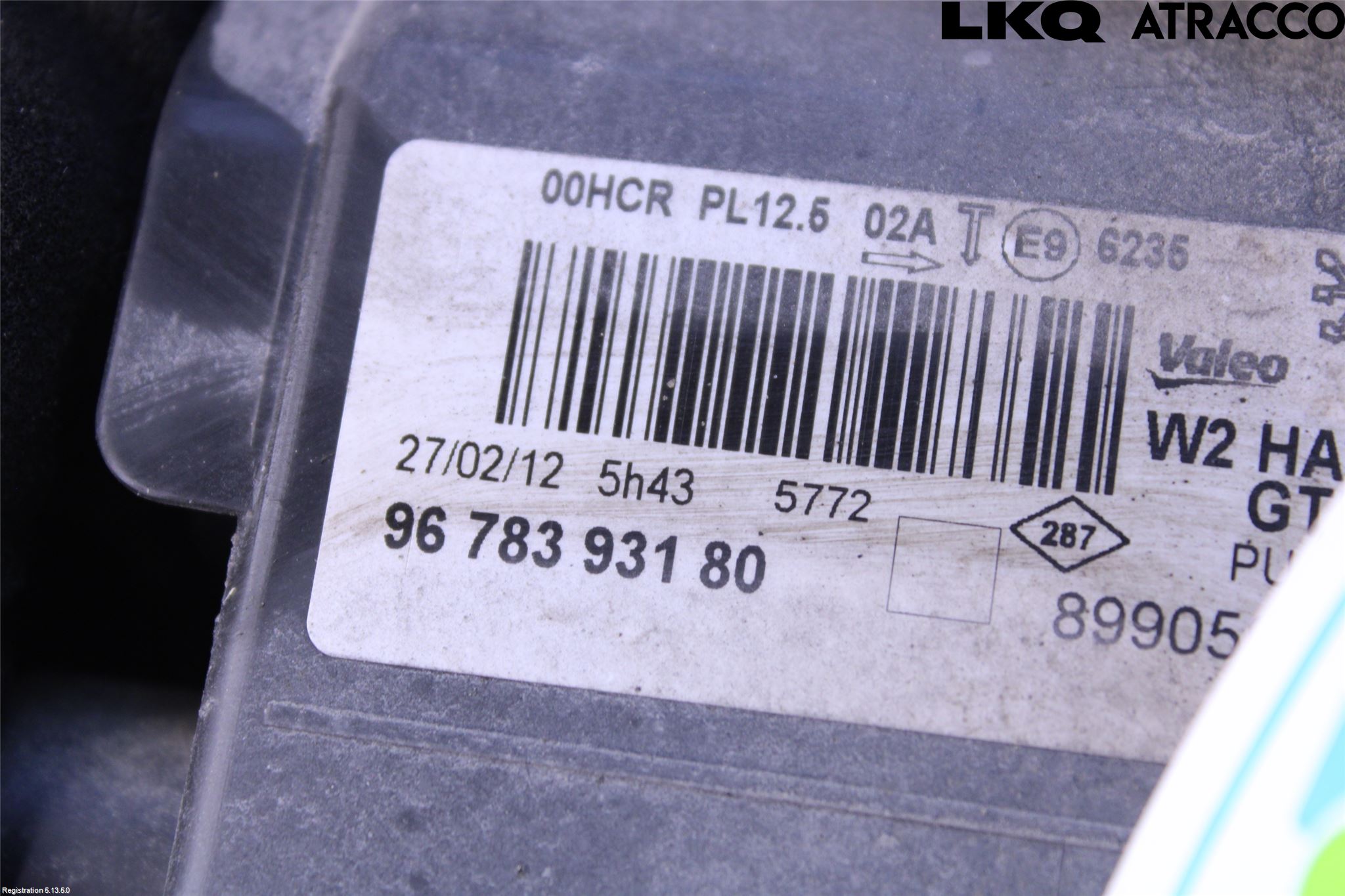 Peugeot 508 11-18 Frontlykt Venstre