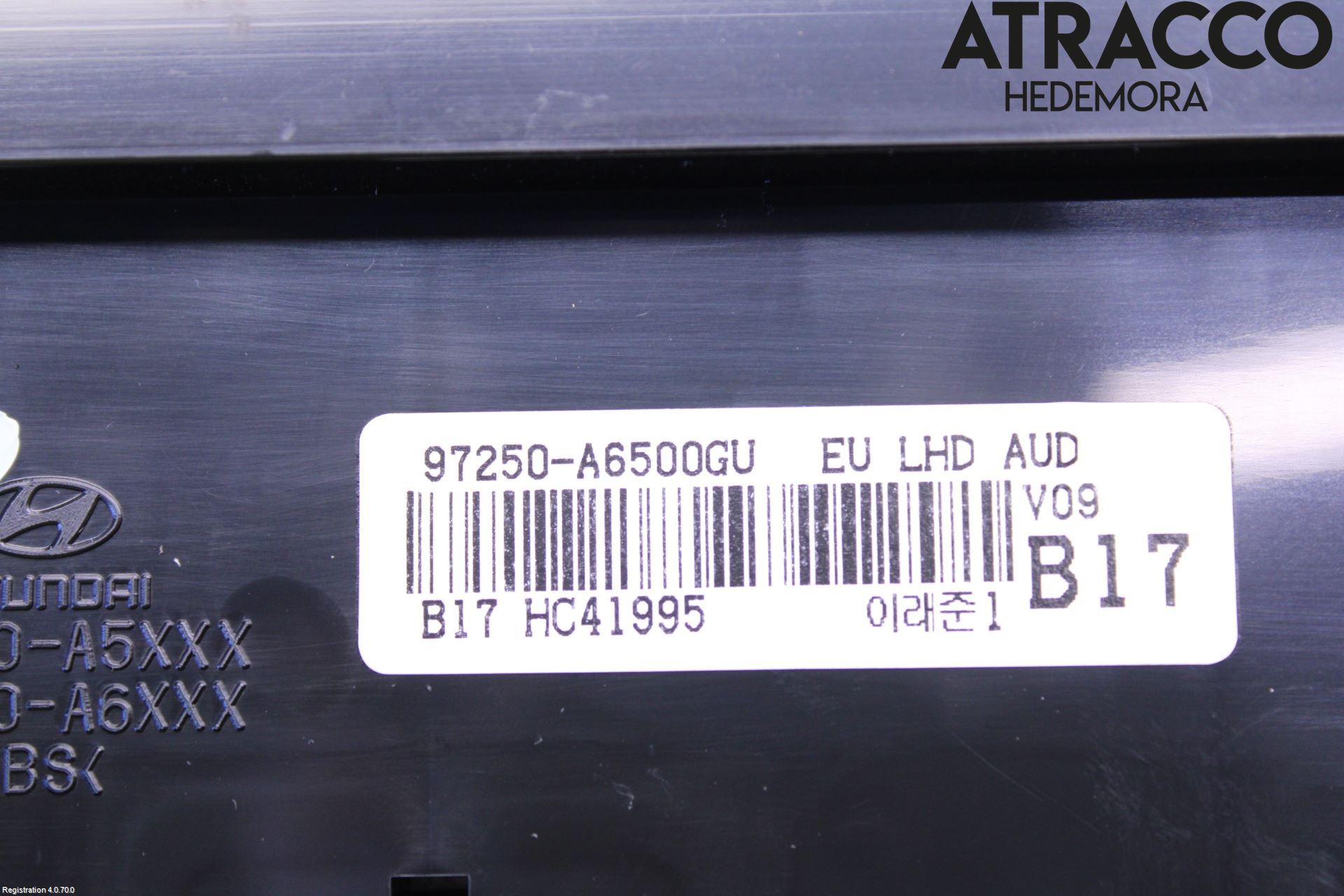 Hyundai i30 GD 13-17 Varme Ac Betjening-Display