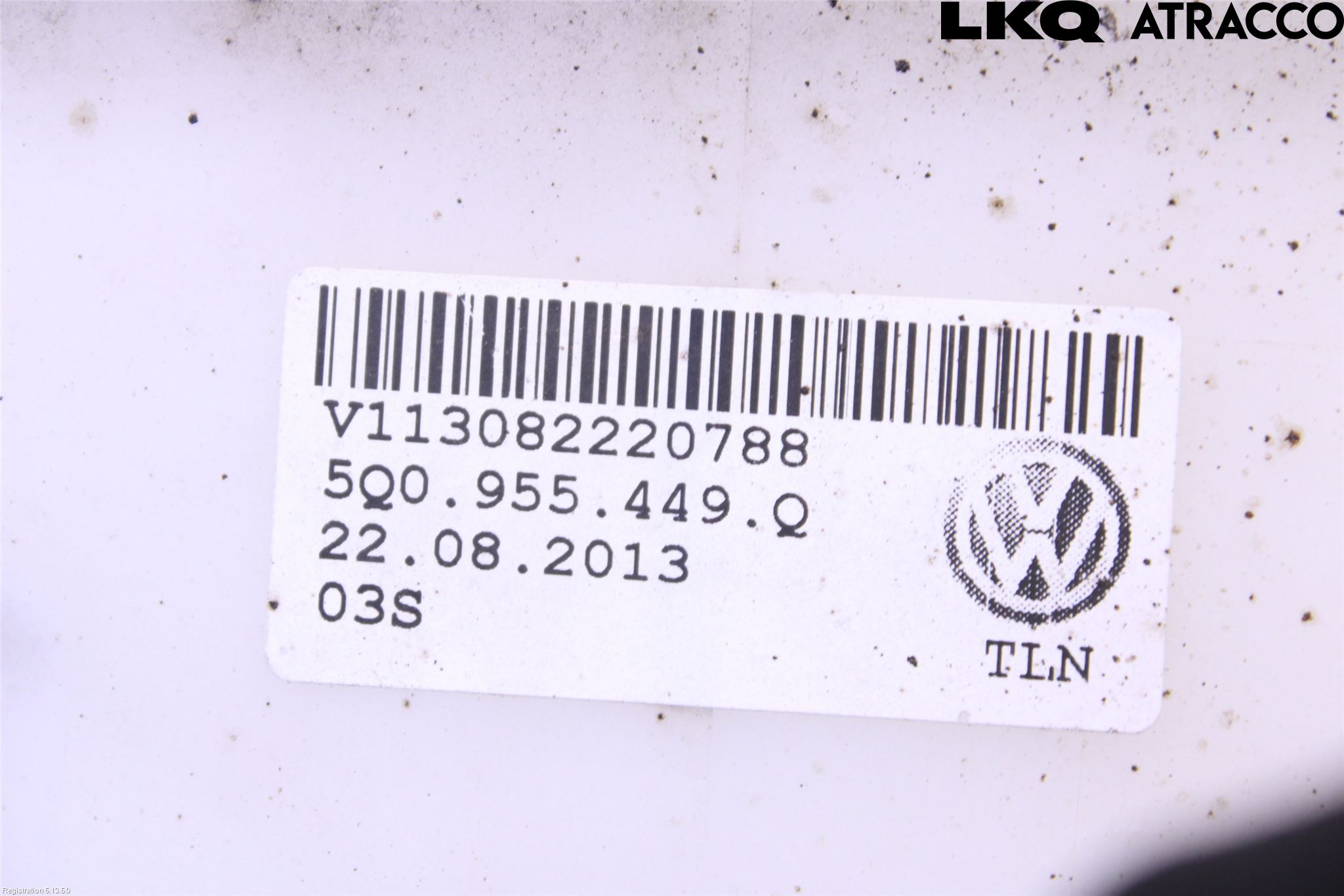 Audi A3/S3 8V 13-20 Spylerbeholder Frontrute