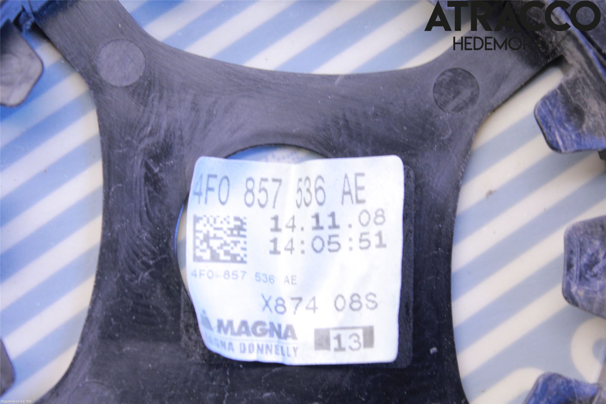 Audi A4/S4 08-11 Speil Glass H