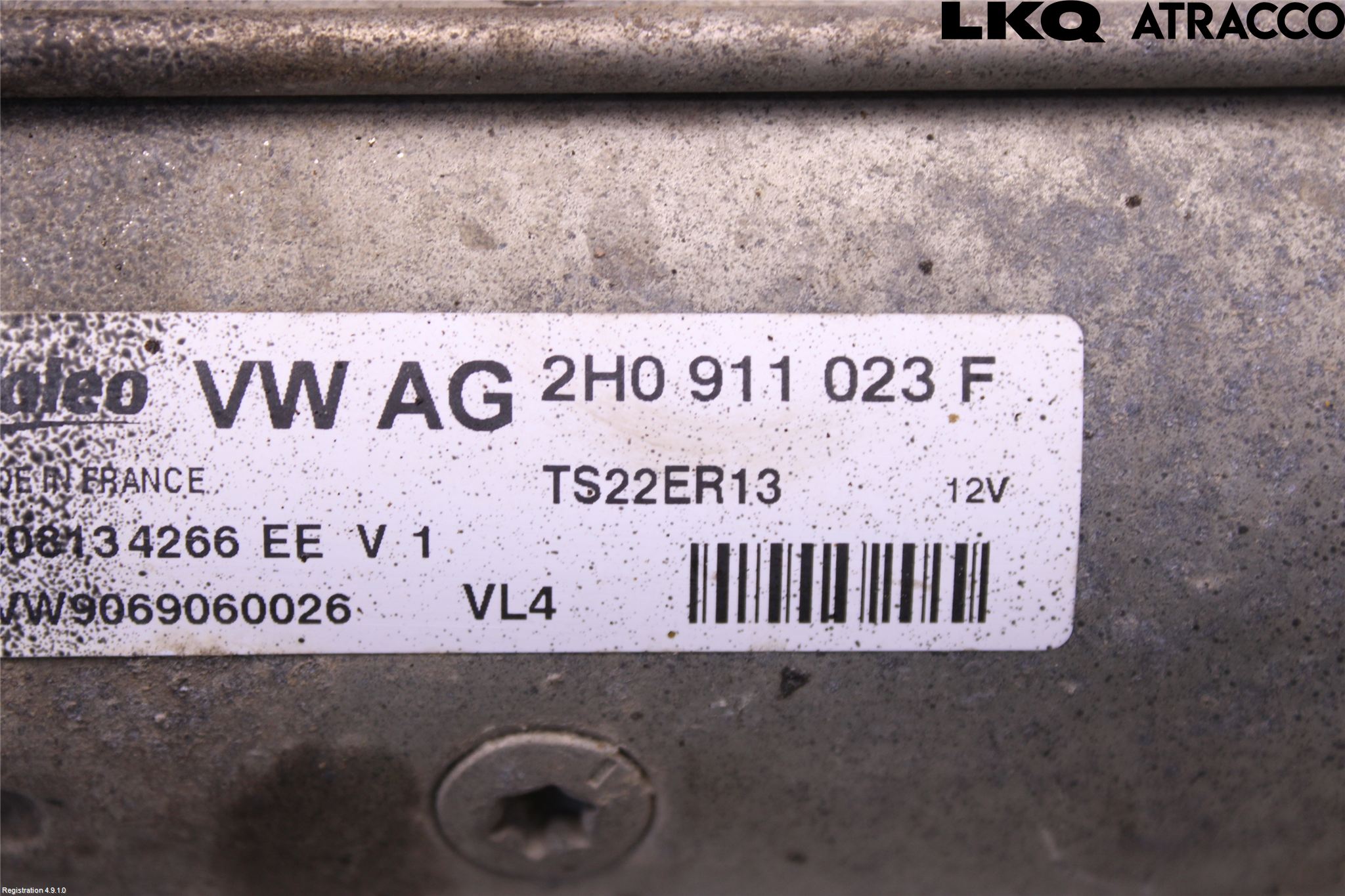 Volkswagen VW AMAROK 2H 10-22 Startmotor Diesel