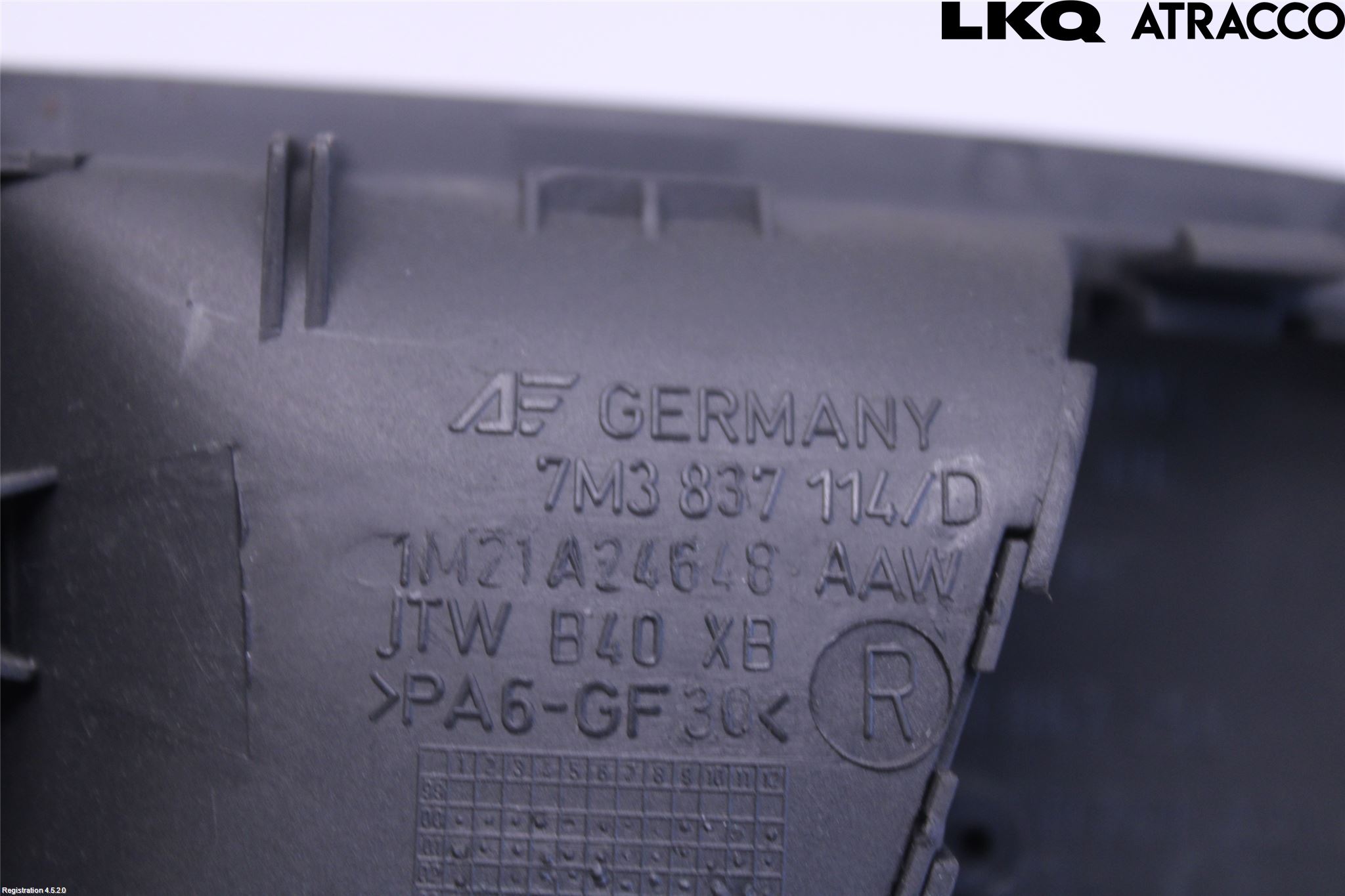 Volkswagen VW SHARAN      01-10 Innr Dørhandtak H Indre