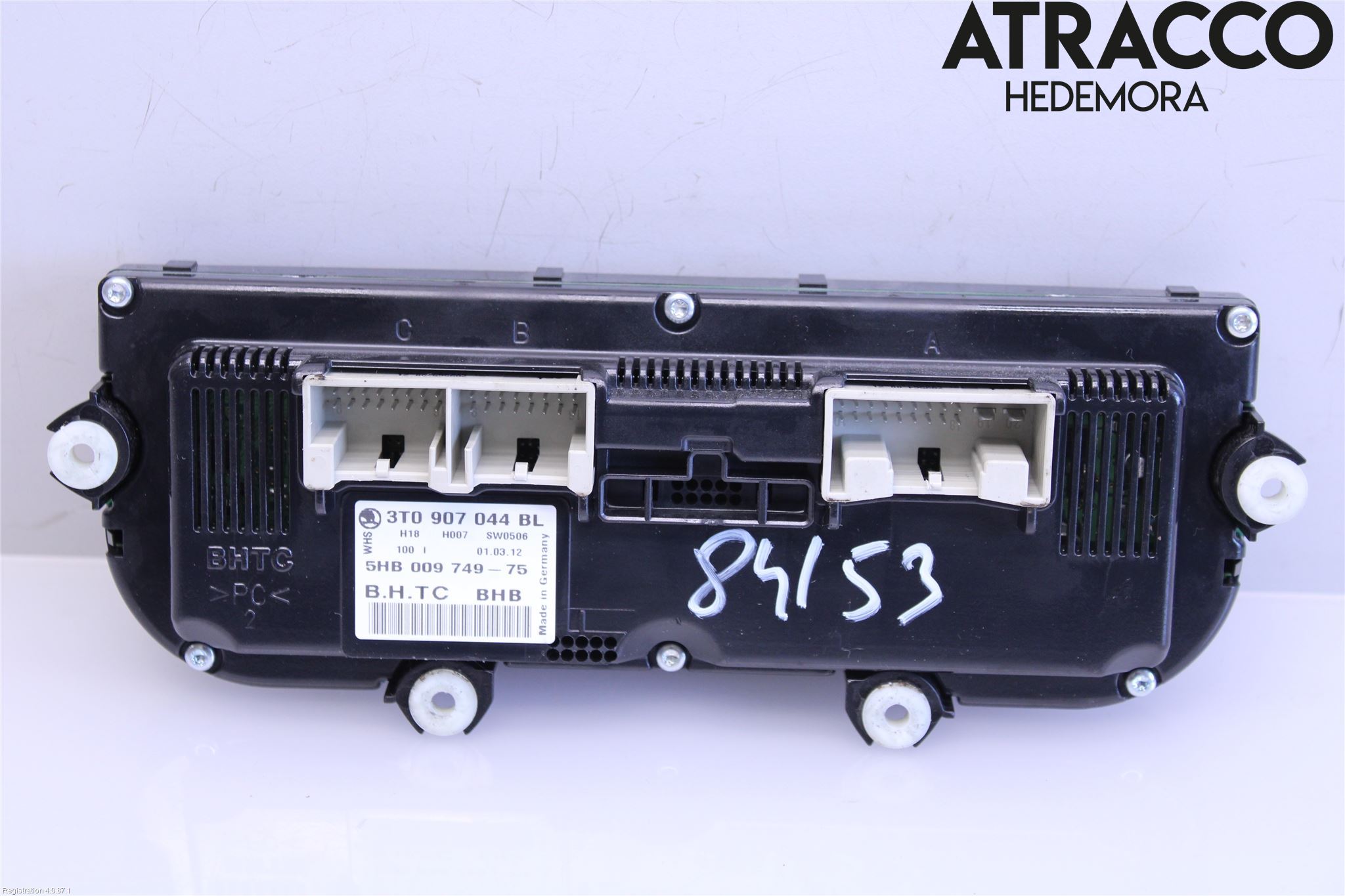 Skoda SUPERB 09-15 Varme Ac Betjening-Display