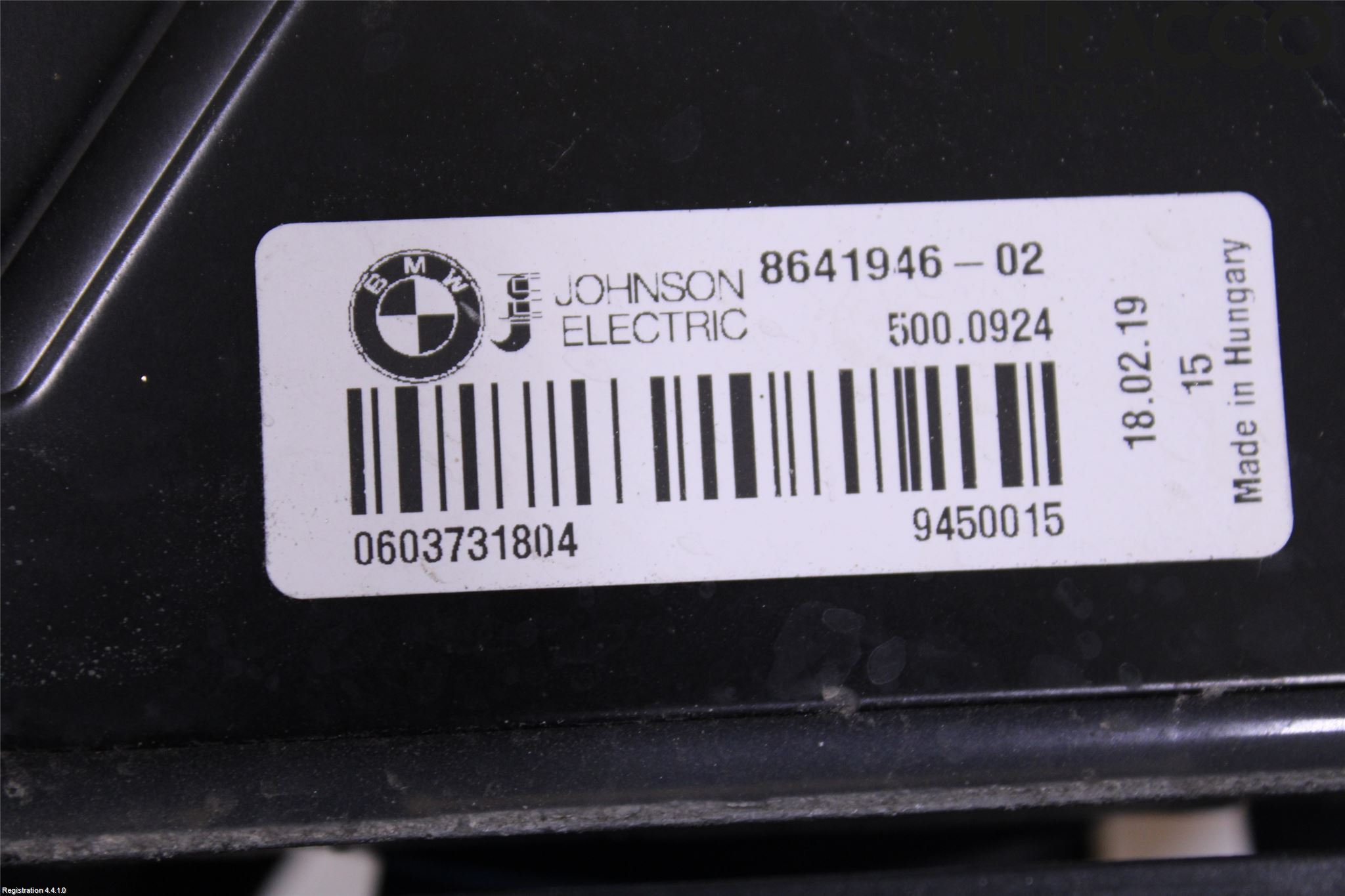 BMW 3 F30/F31/F80 12-19 Kjølevifte Elektrisk