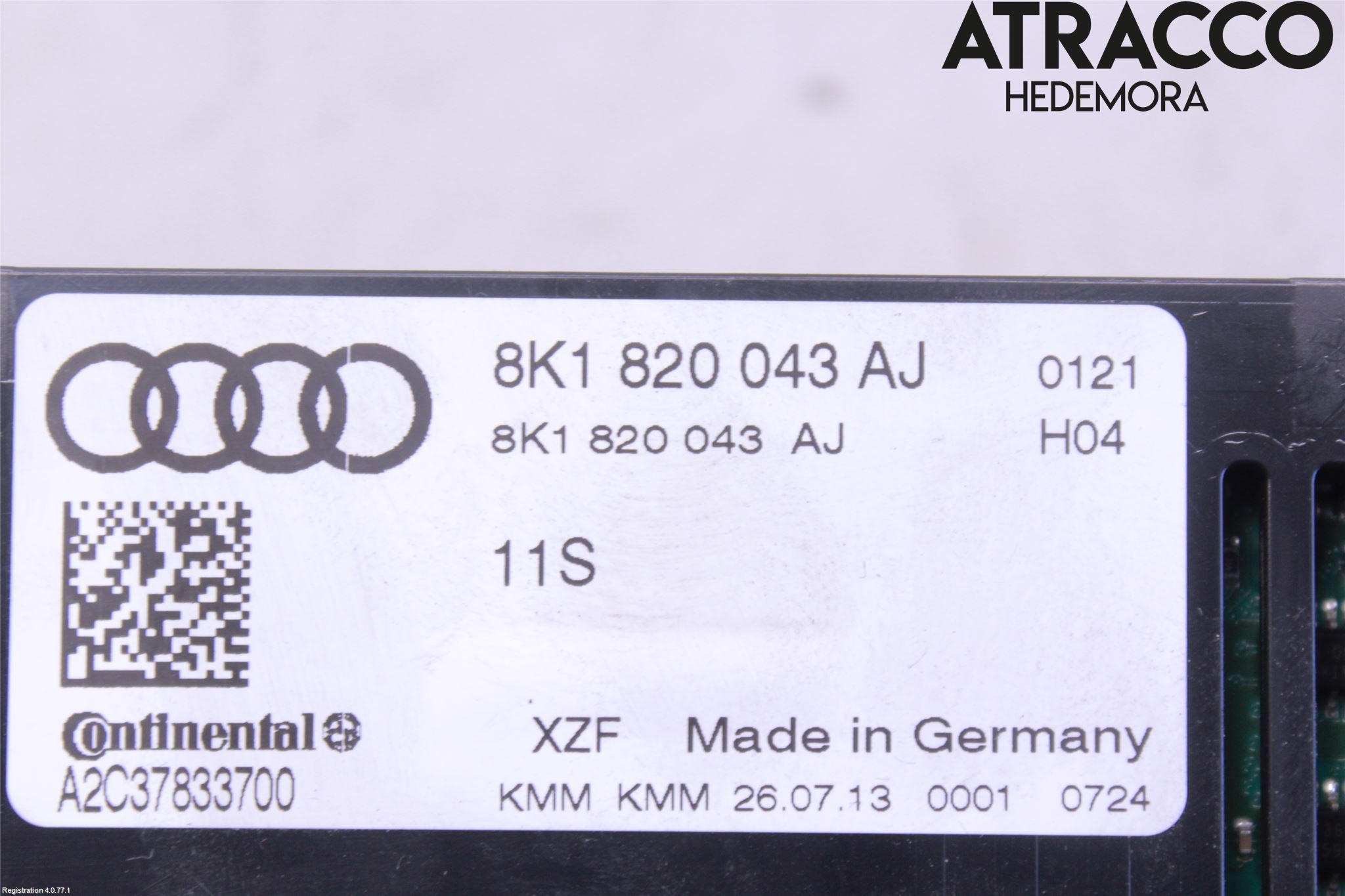 Audi A4 ALLROAD 09-16 Varme Ac Betjening-Display