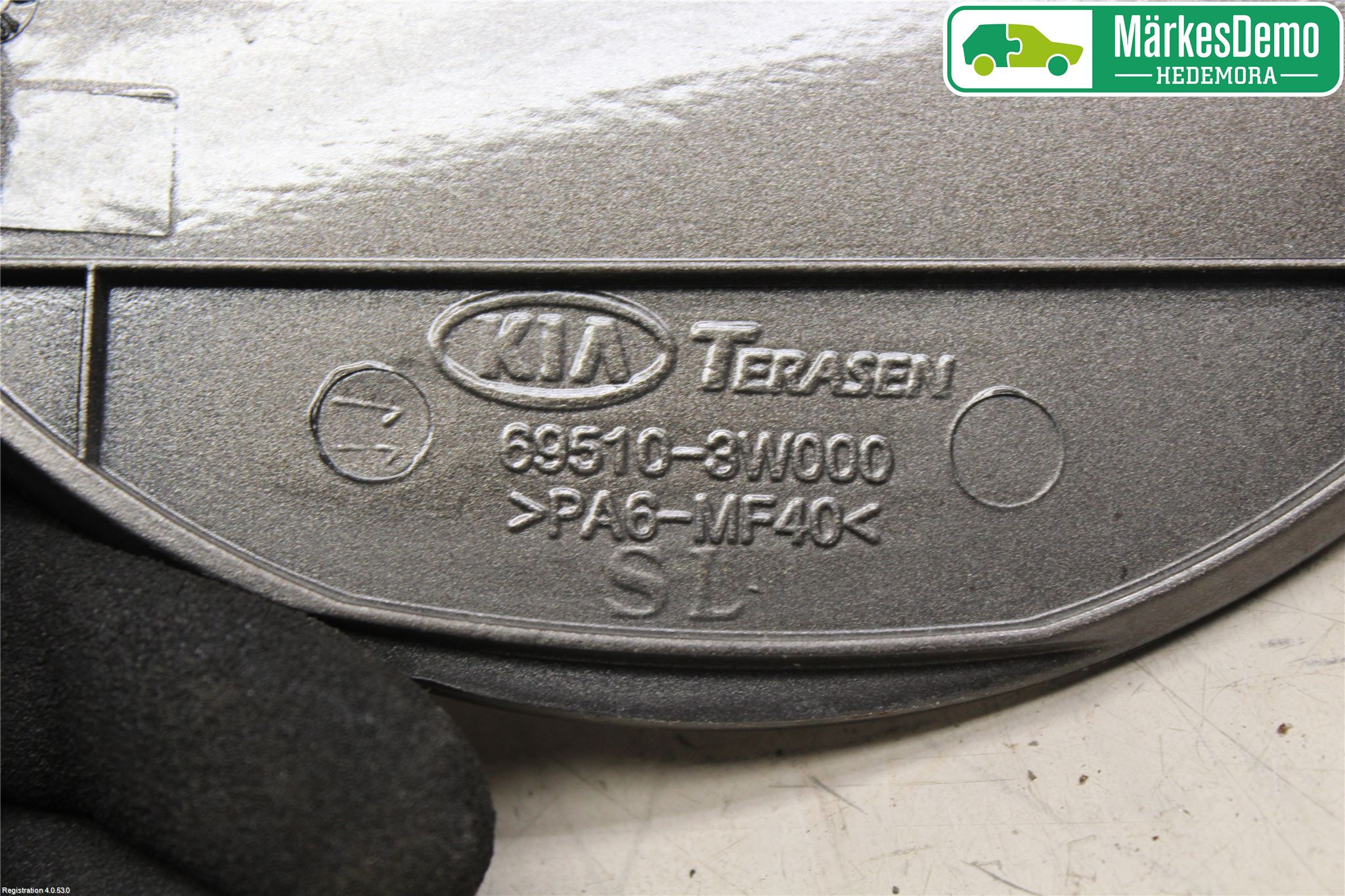 Kia SPORTAGE (SL) 11-15 Drivstoff Tankluke