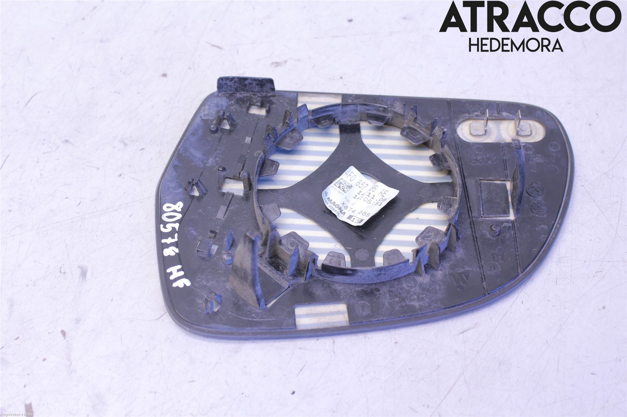 Audi A4/S4 08-11 Speil Glass H