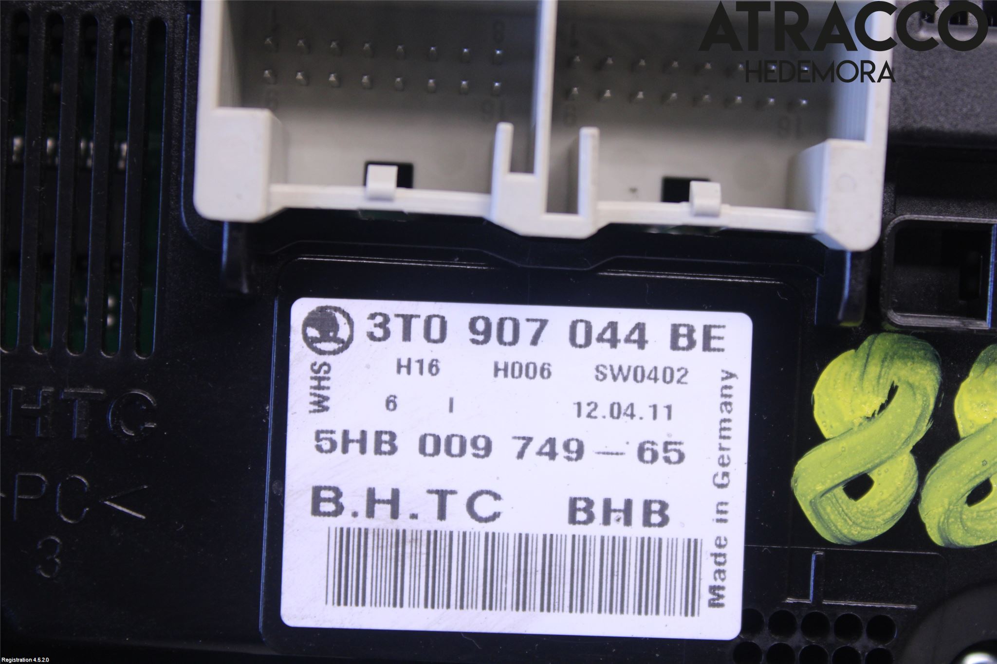 Skoda SUPERB 09-15 Varme Ac Betjening-Display