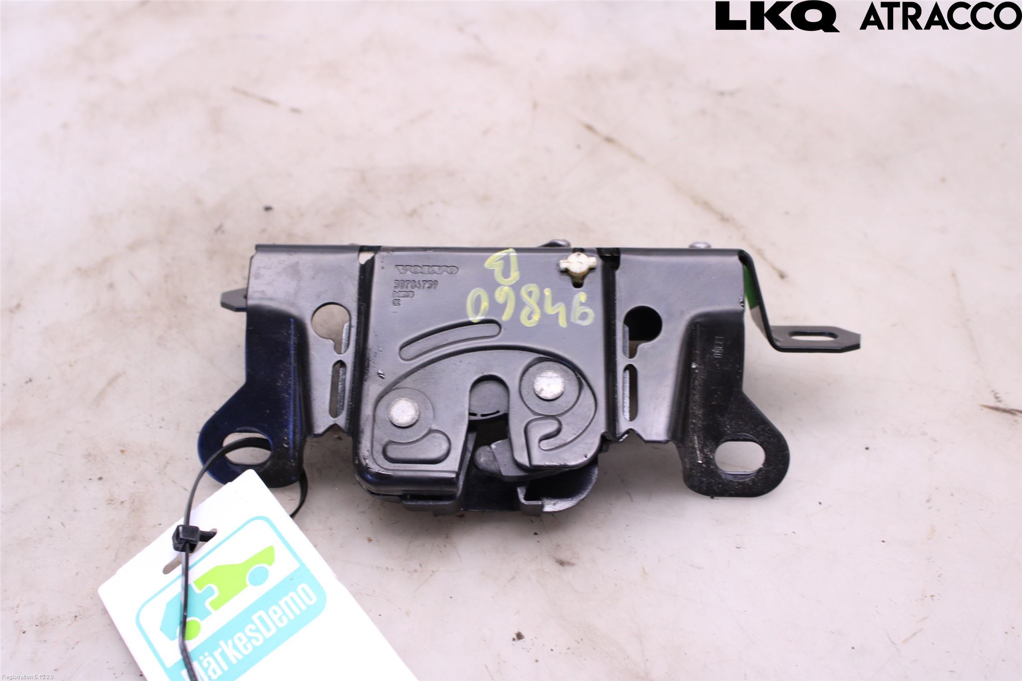 Volvo C30 10-13 Bakluke-Lokk Låsekasse