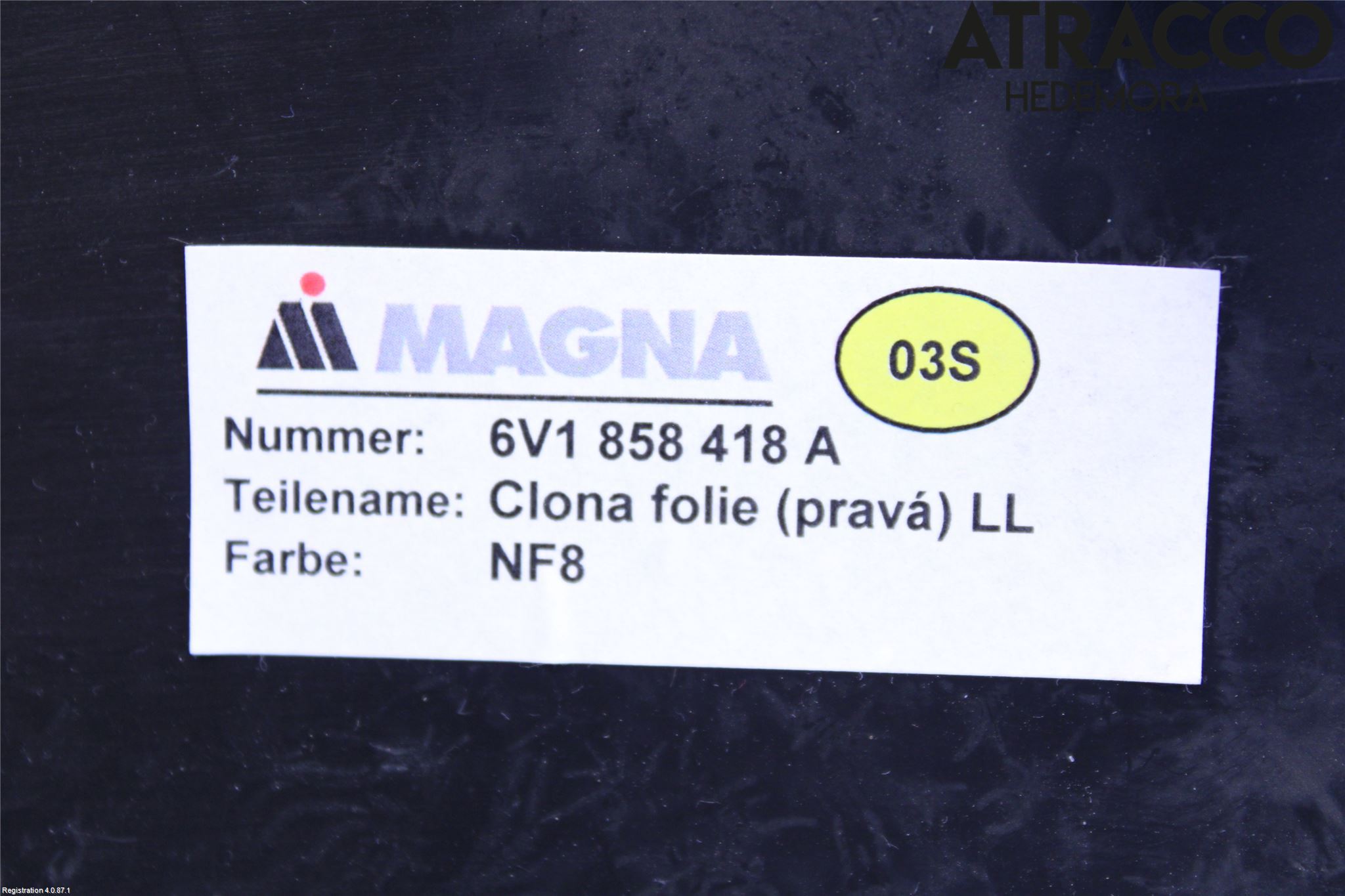 Skoda FABIA 15-21 Innr Radio Ramme