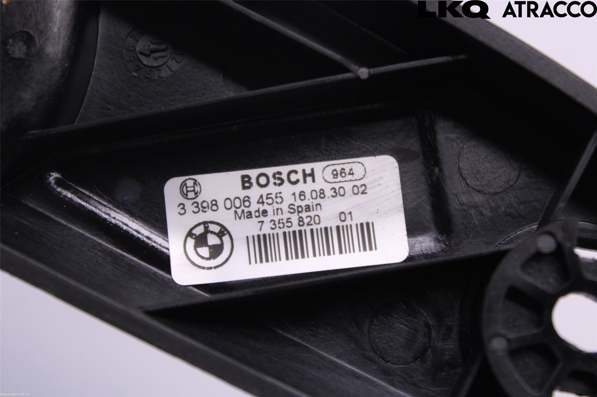BMW 5 F10/F11/F18 09-17 Viskeroverføring Bakrute