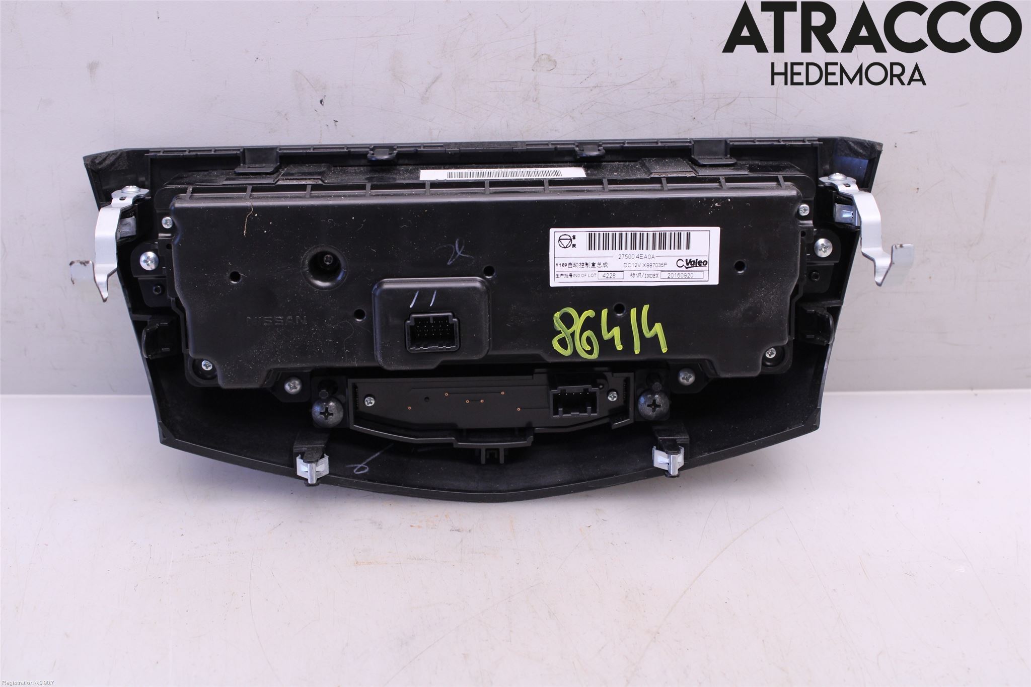 Nissan X-TRAIL 14-21 Varme Ac Betjening-Display