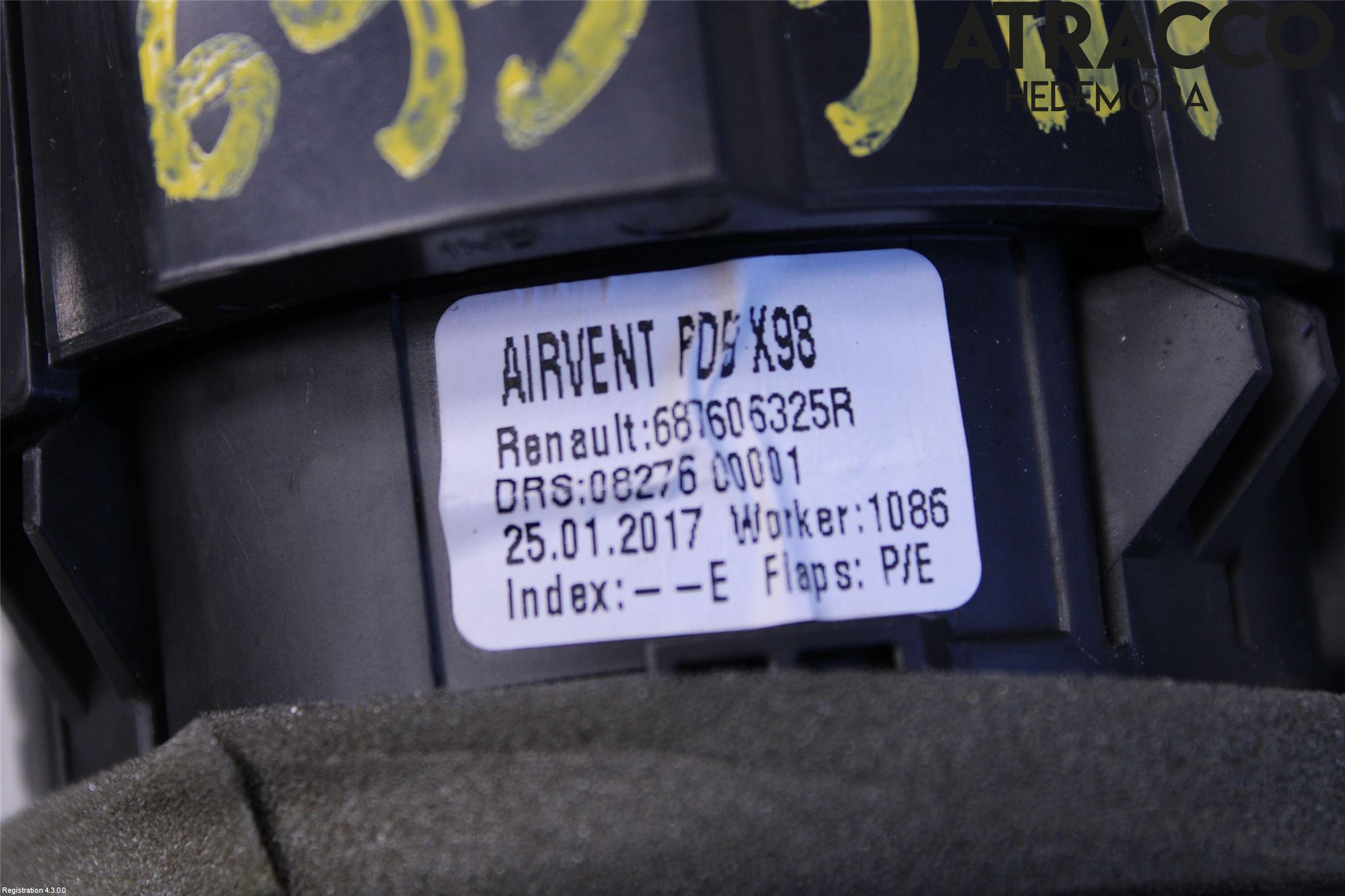 Opel VIVARO 15-19 Dashbord Kanal - Dyse