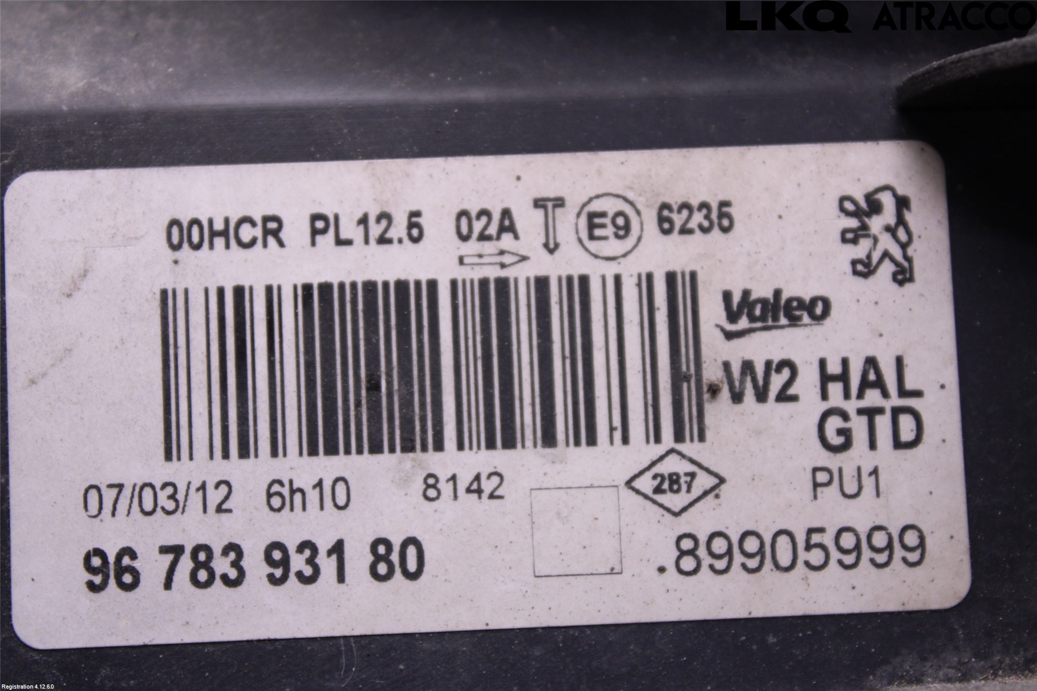 Peugeot 508 11-18 Frontlykt Venstre