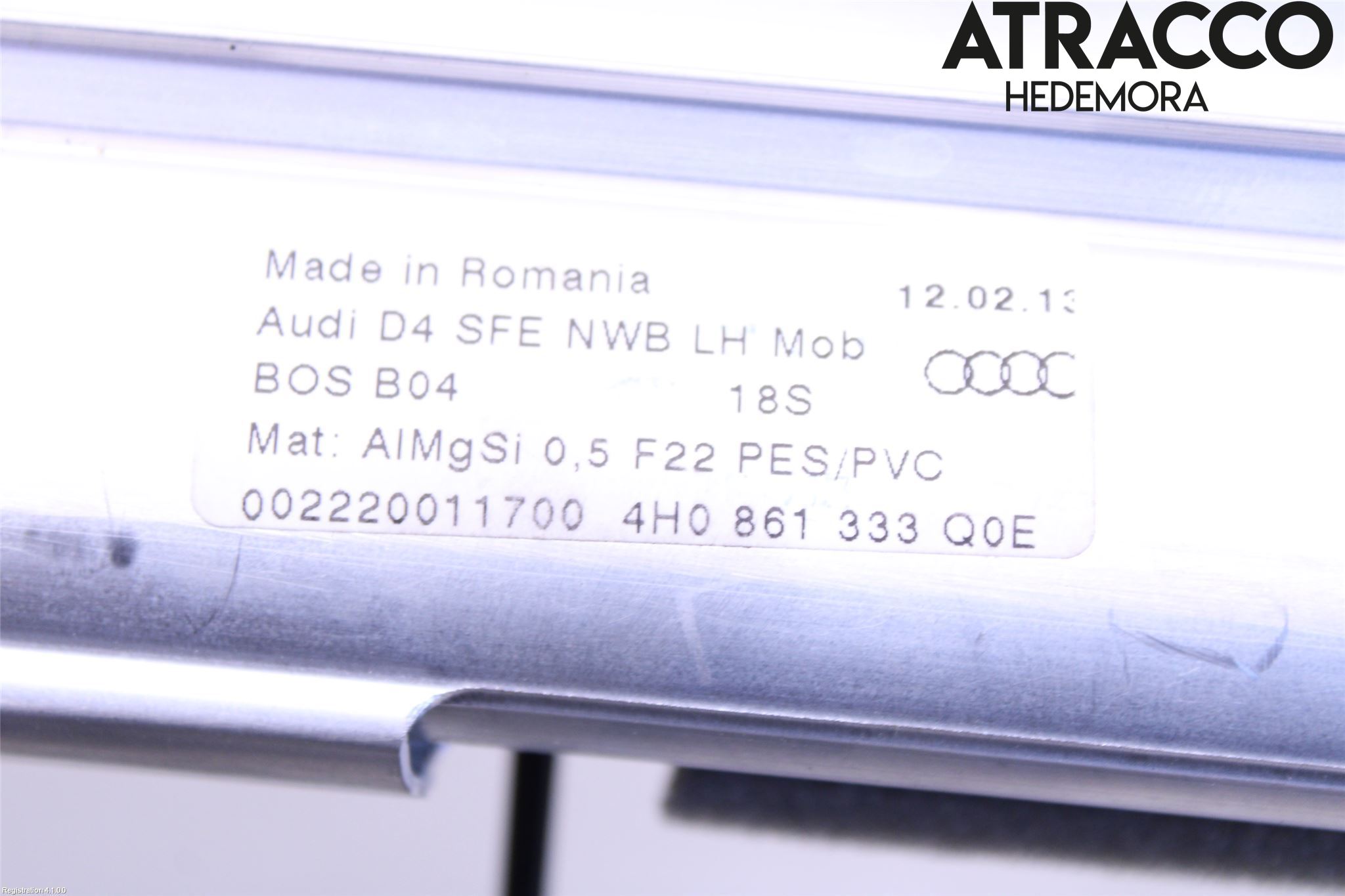 Audi A4/S4 94-99 Innr Innsyn Beskytelse Stv