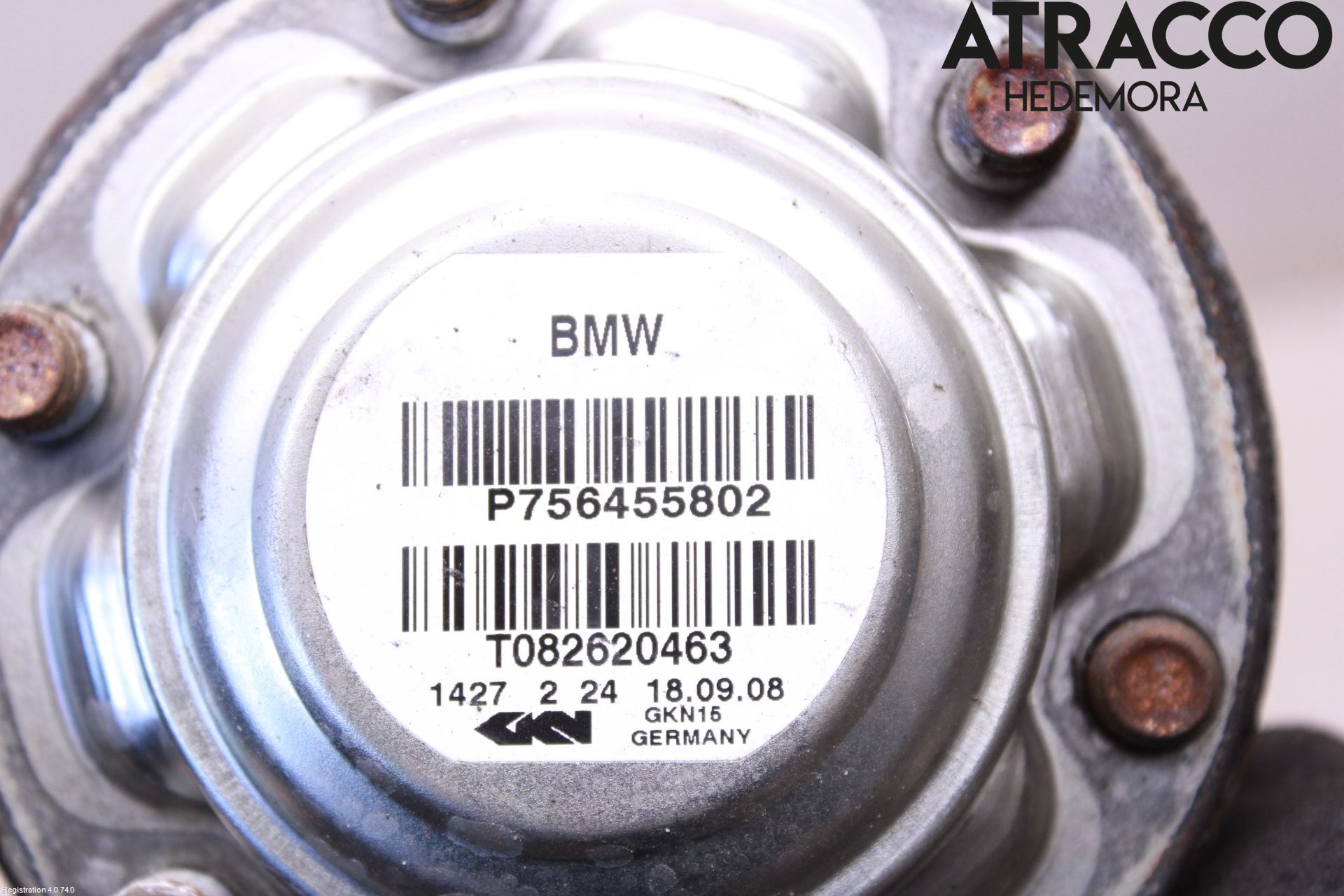 BMW X6 E71/E72   08-14 Drivaksel Bak Kompl Høyre