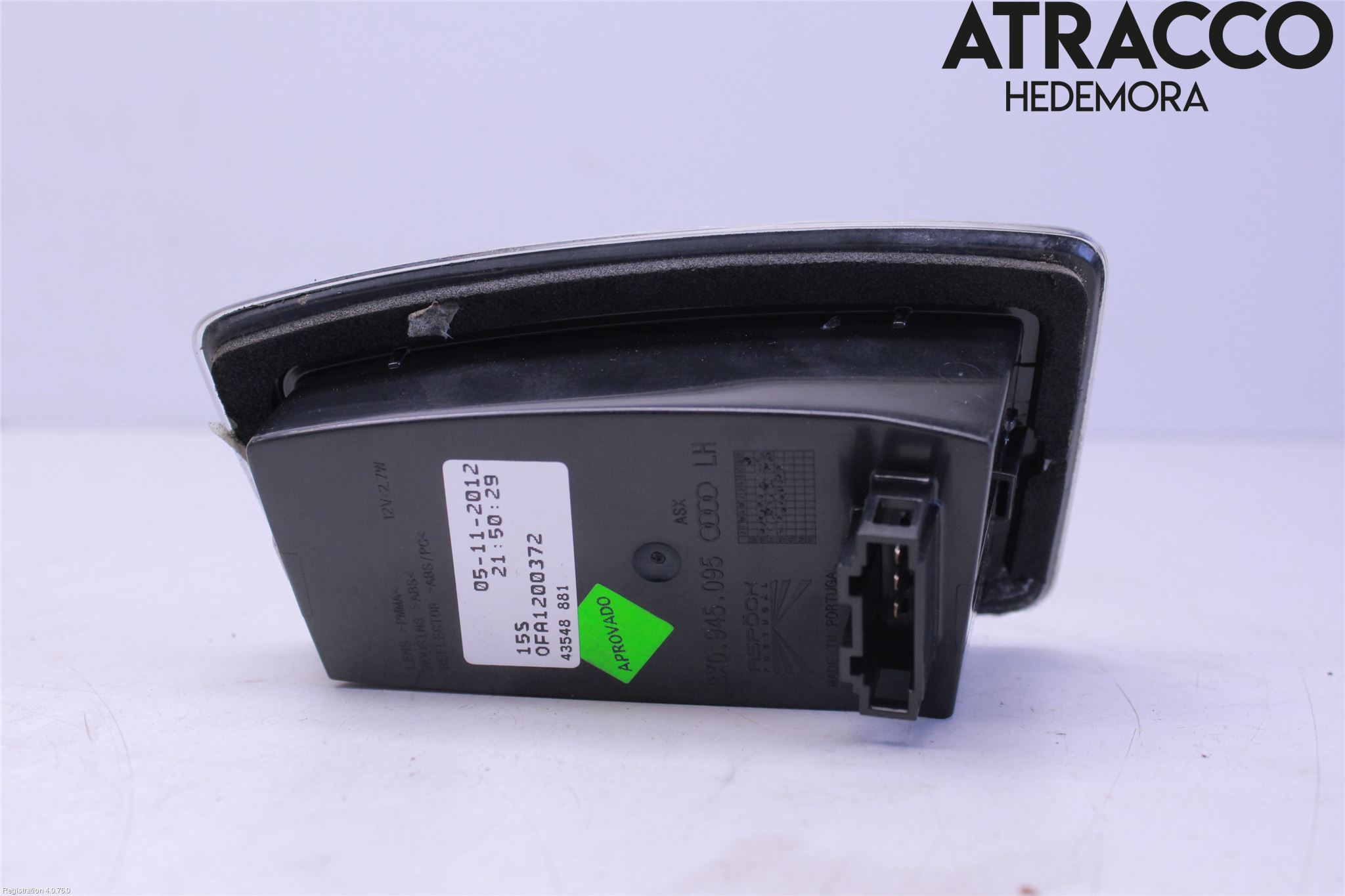 Audi A1/S1 11-18 Baklykt Venstre