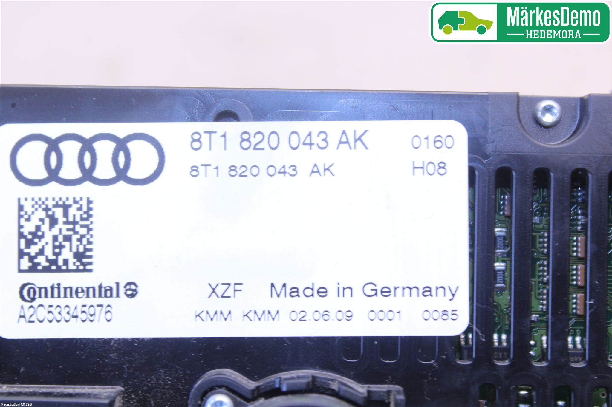 Audi A4/S4 08-11 Varme Ac Betjening-Display