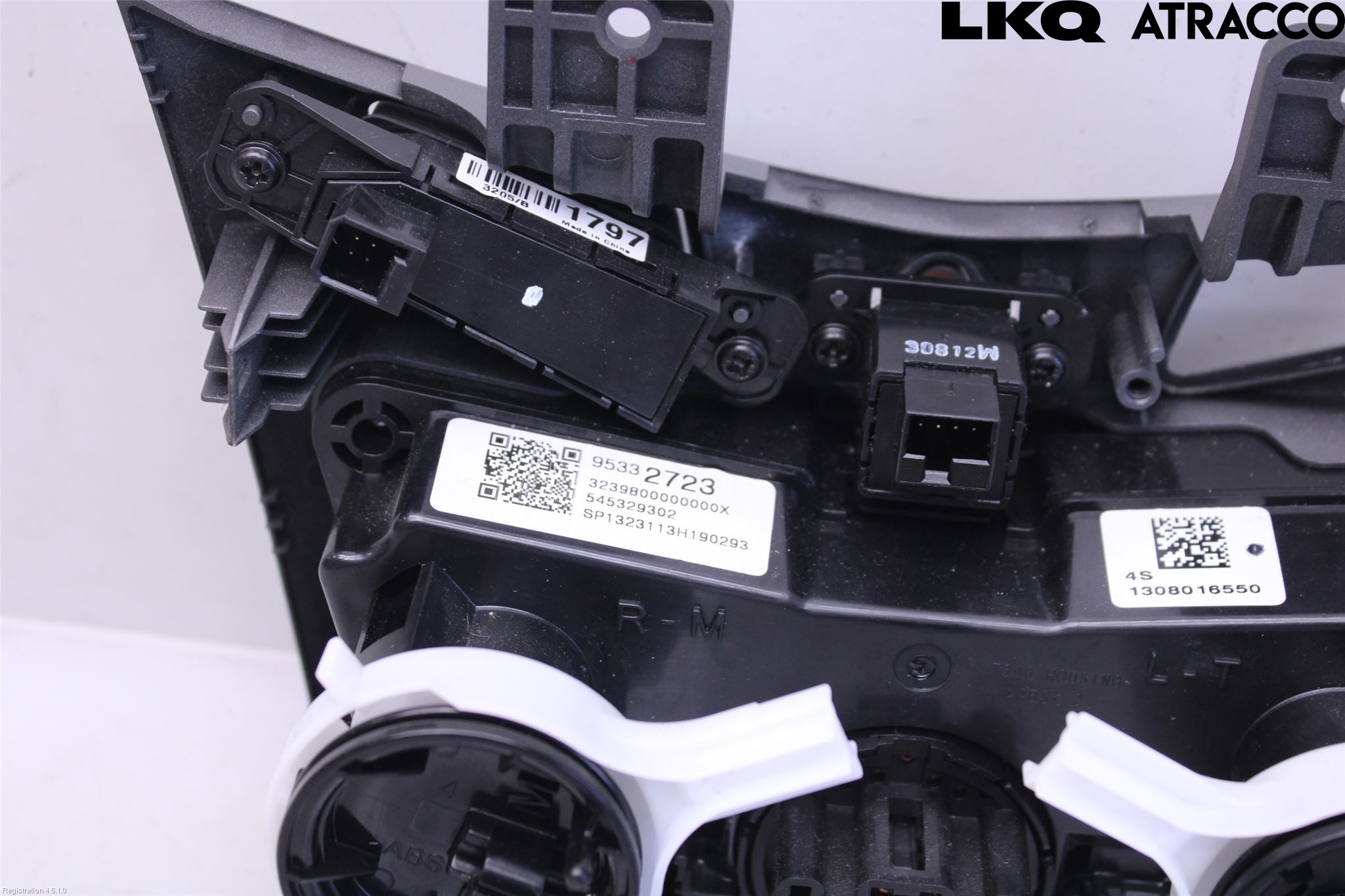 Chevrolet TRAX Varme Ac Betjening-Display