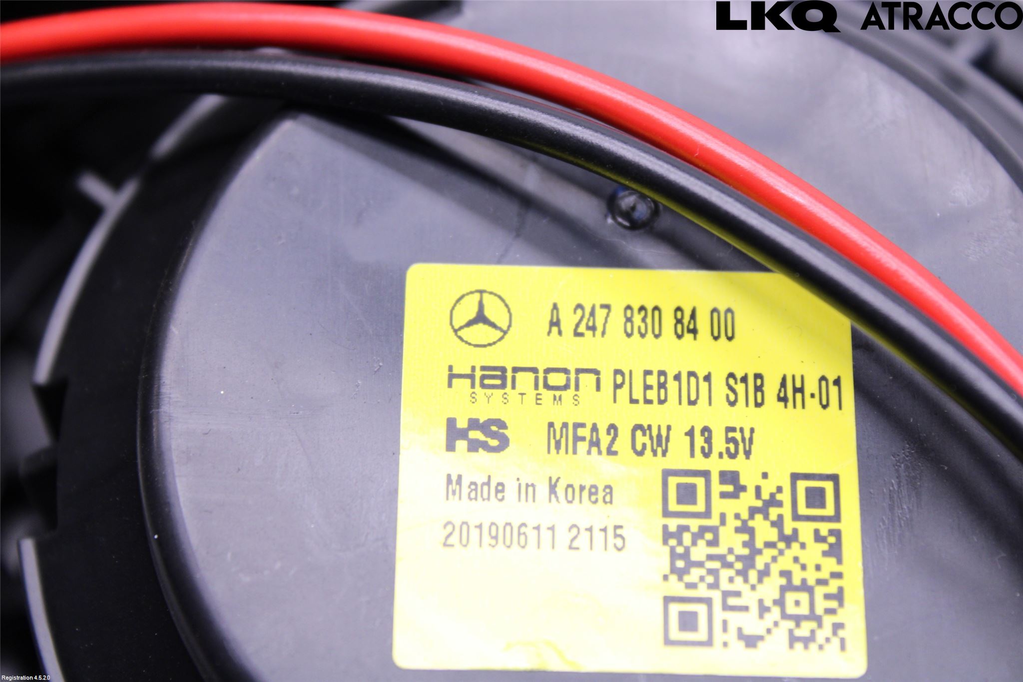 Mercedes-Benz MB CLA-KLASS (C118/X118) 19- Varme Ac Varmeapparatvifte