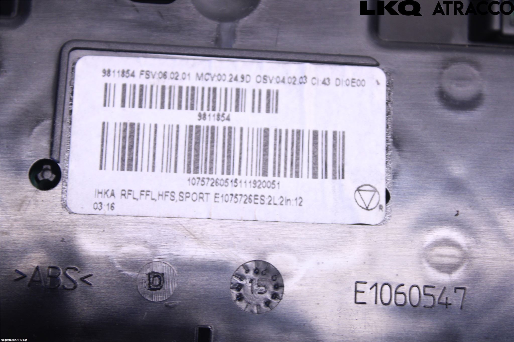 Mini COUNTRYMAN R60 11-16 Varme Ac Betjening-Display