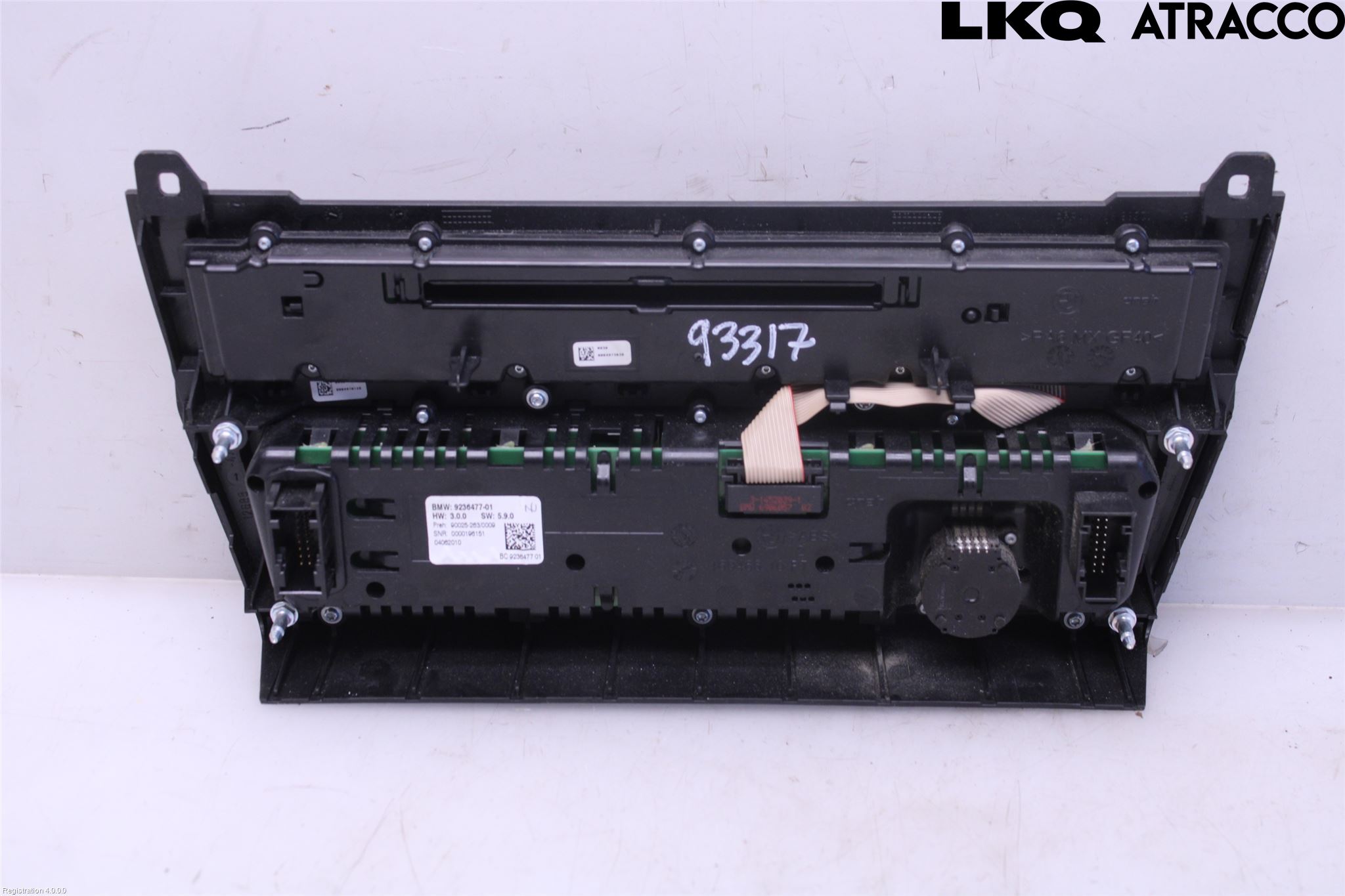 BMW 5 F10/F11/F18 09-17 Varme Ac Betjening-Display