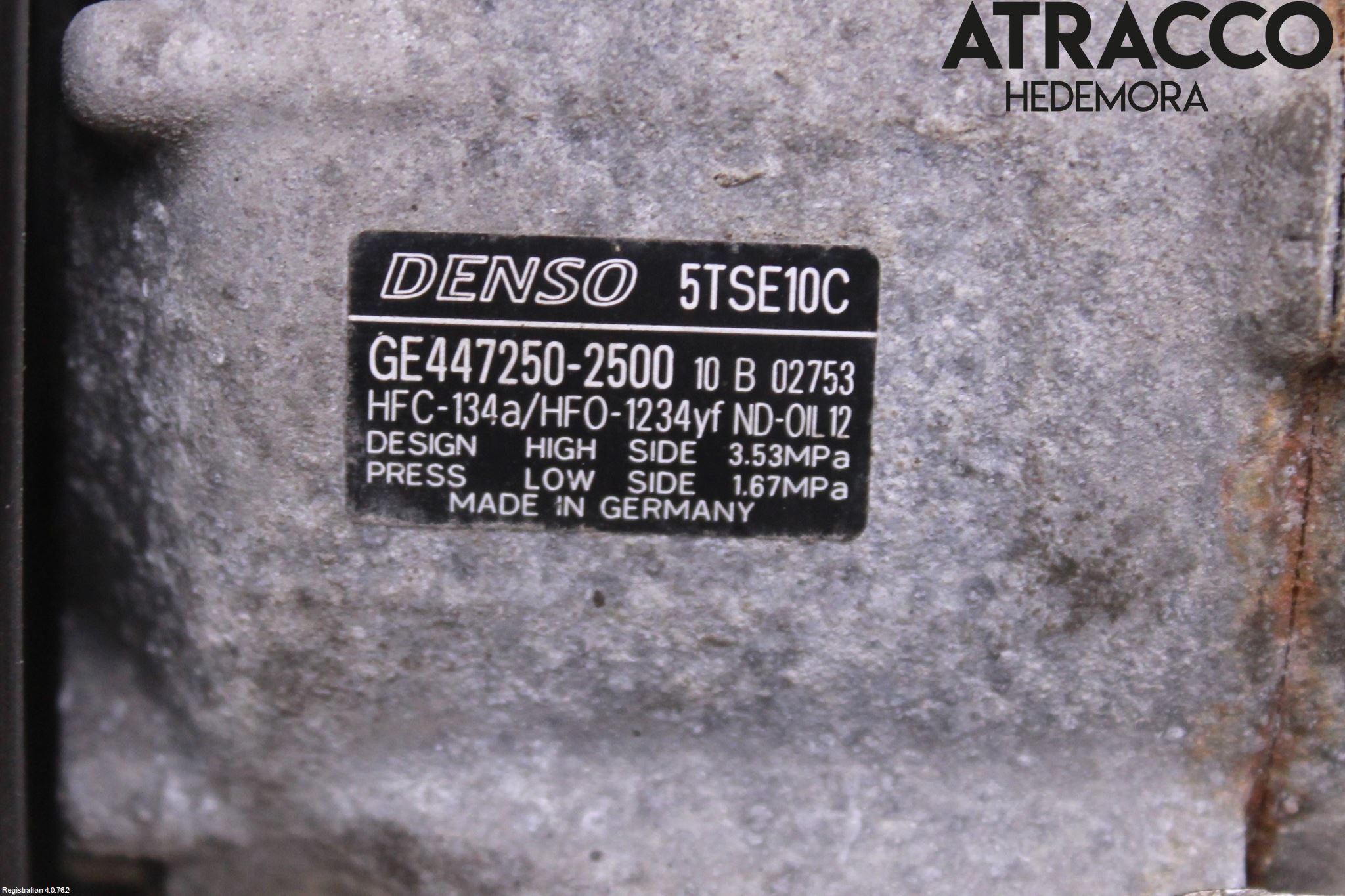 Toyota YARIS XP130 15-20 Varme Ac Kompressor