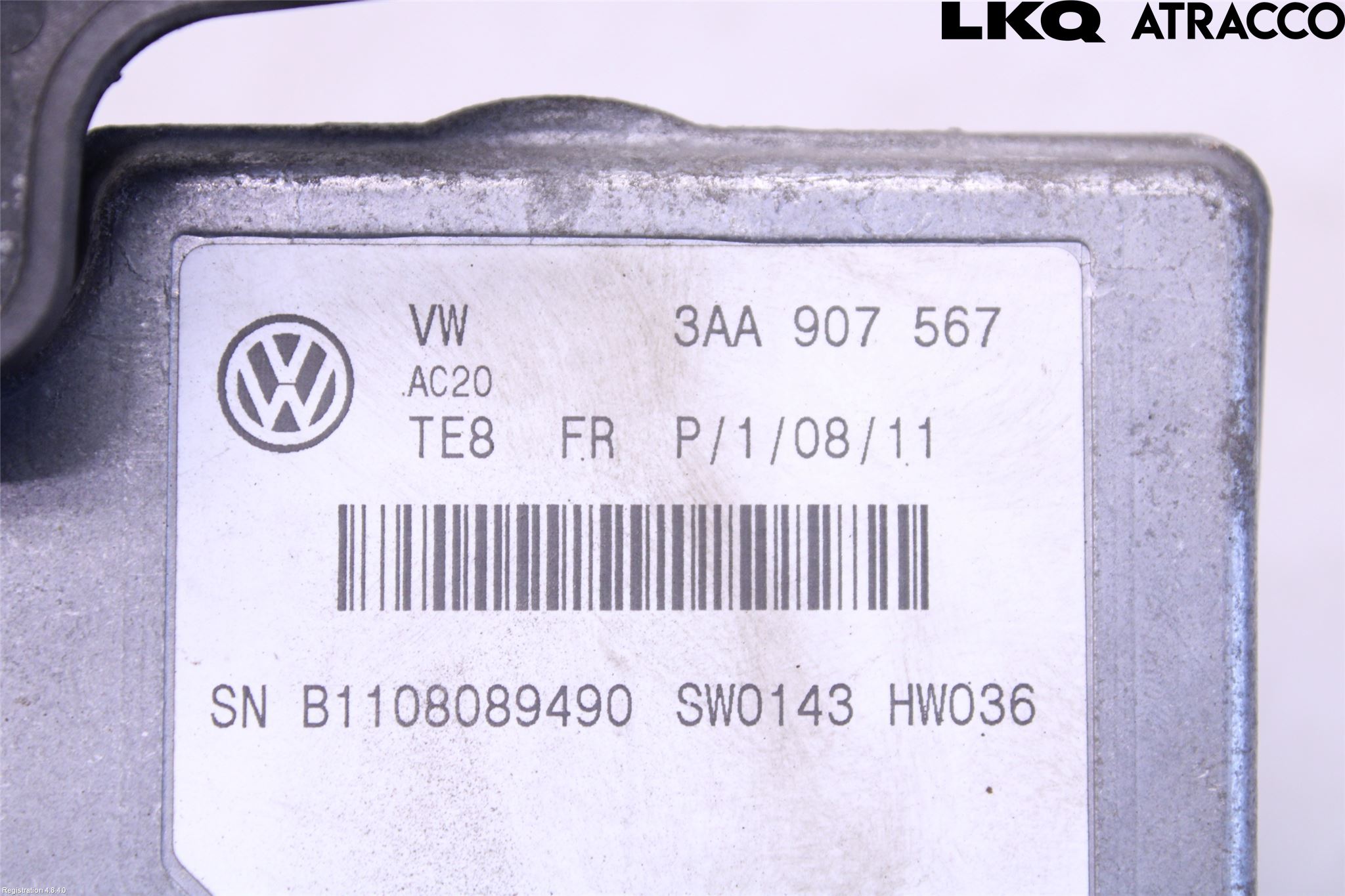 Volkswagen VW PASSAT 11-14 Sensor Kollisjonsbeskyttelse