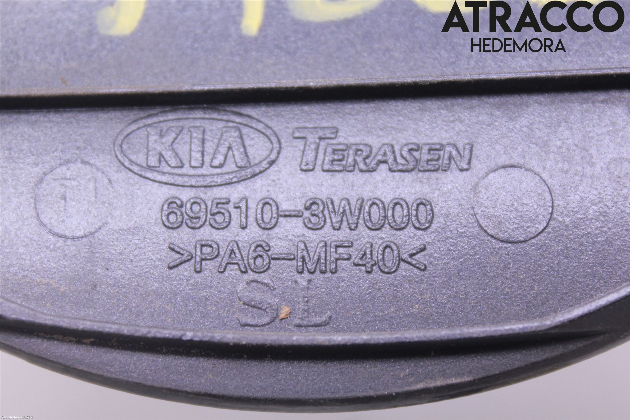 Kia SPORTAGE (SL) 11-15 Drivstoff Tankluke