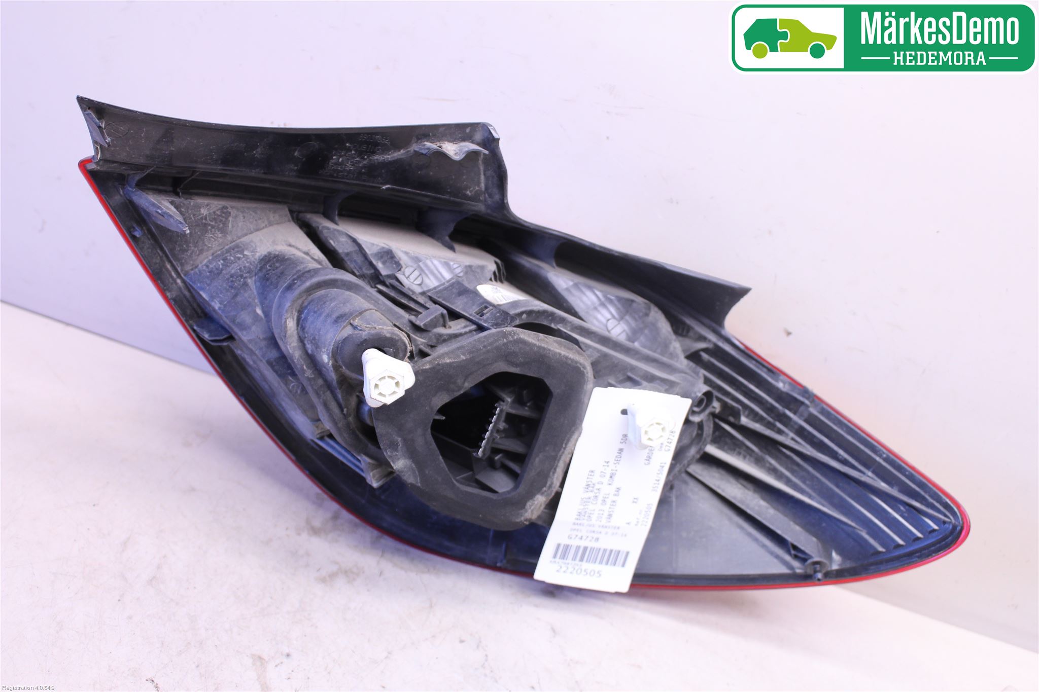 Opel CORSA D 07-14 Baklykt Venstre