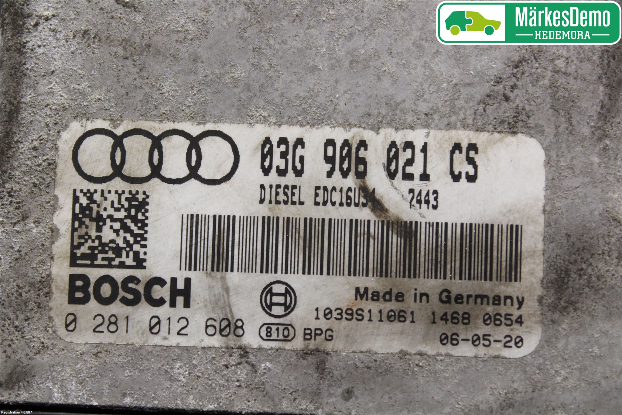 Audi A3/S3 05-13 Styreenhet Innsprøytning