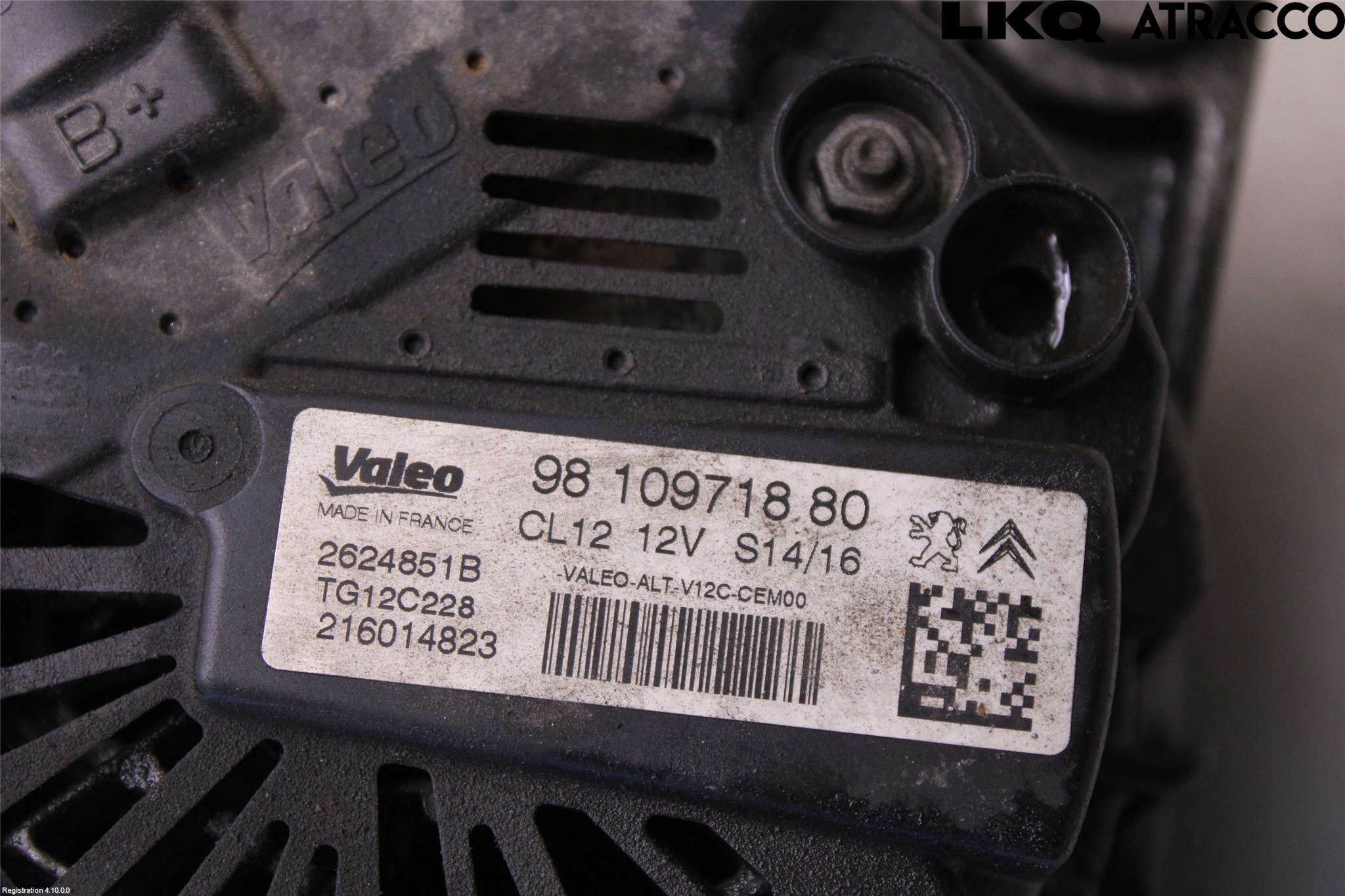 Citroen C4 CACTUS 14-20 Dynamo