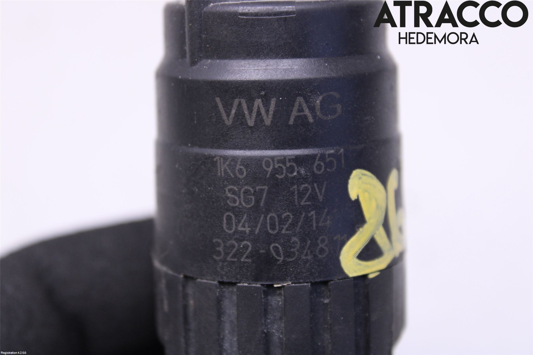 Volkswagen VW GOLF / E-GOLF VII 13-20 Spylerpumpe Frontrute