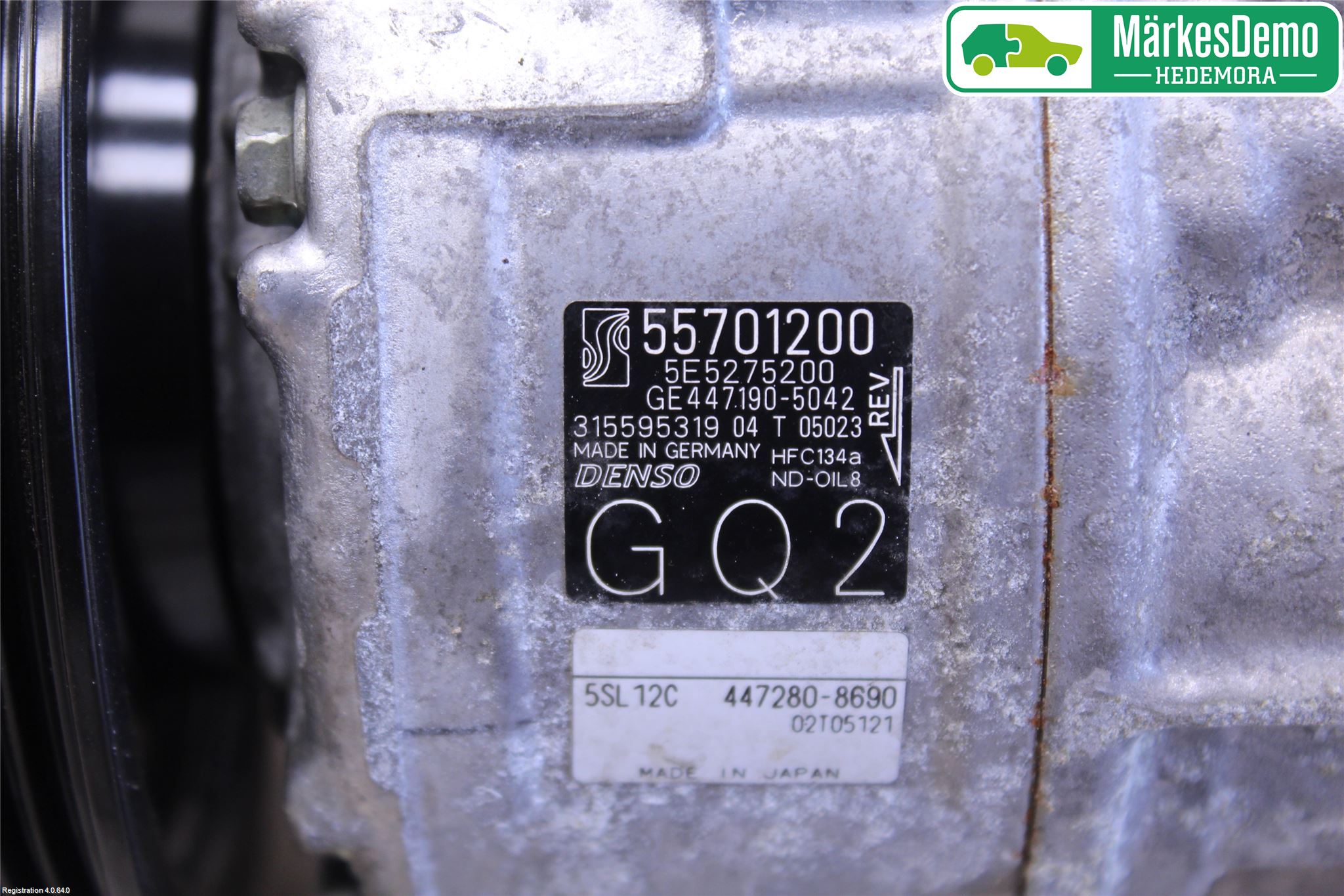 Opel CORSA E 15-19 Varme Ac Kompressor