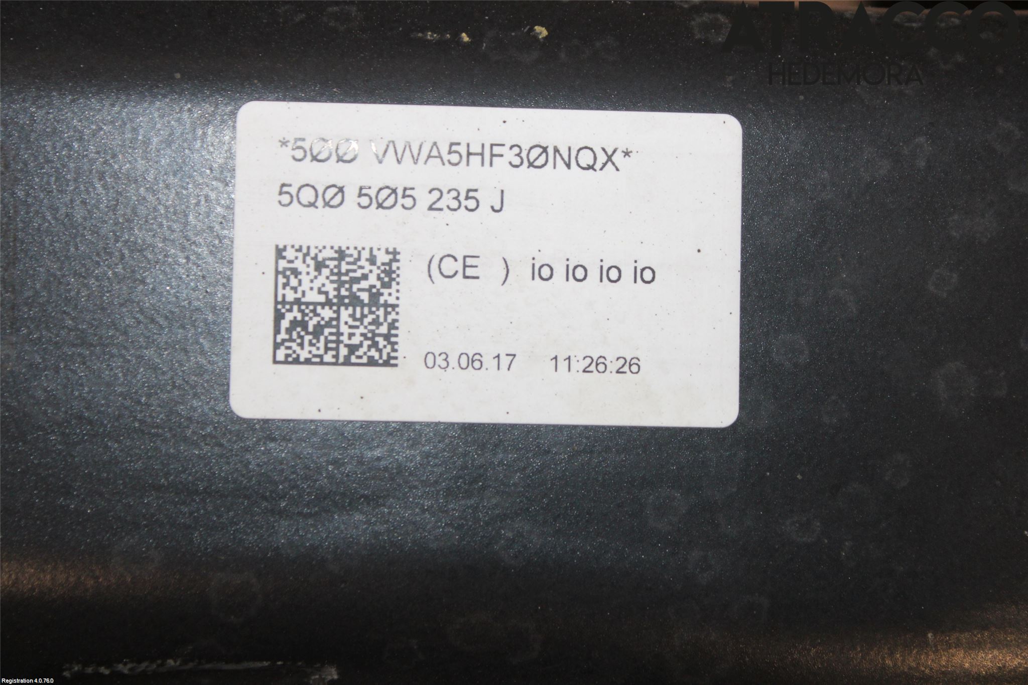 Skoda OCTAVIA (5E) 13-20 Bakaksel Feste Travers-Ramme