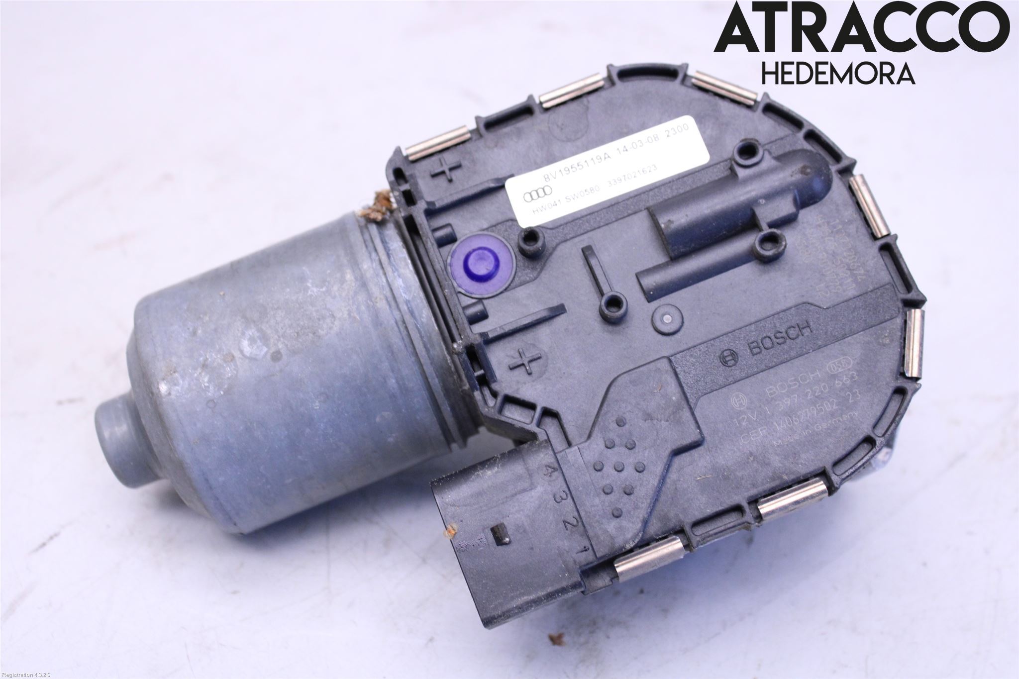 Audi A3/S3 8V 13-20 Viskermotor Frontrute