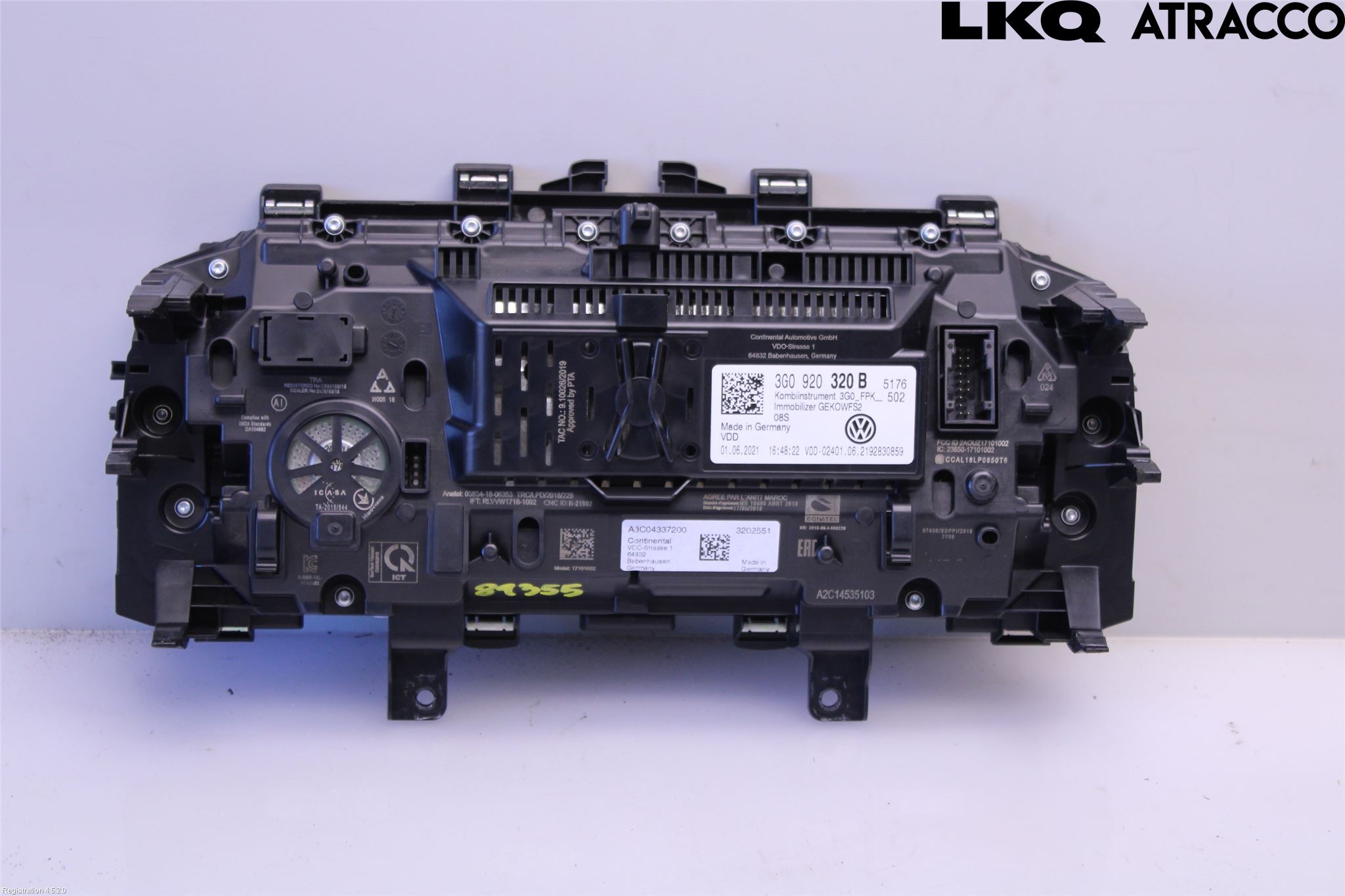 Volkswagen VW PASSAT 15-19 Instr Kombinert