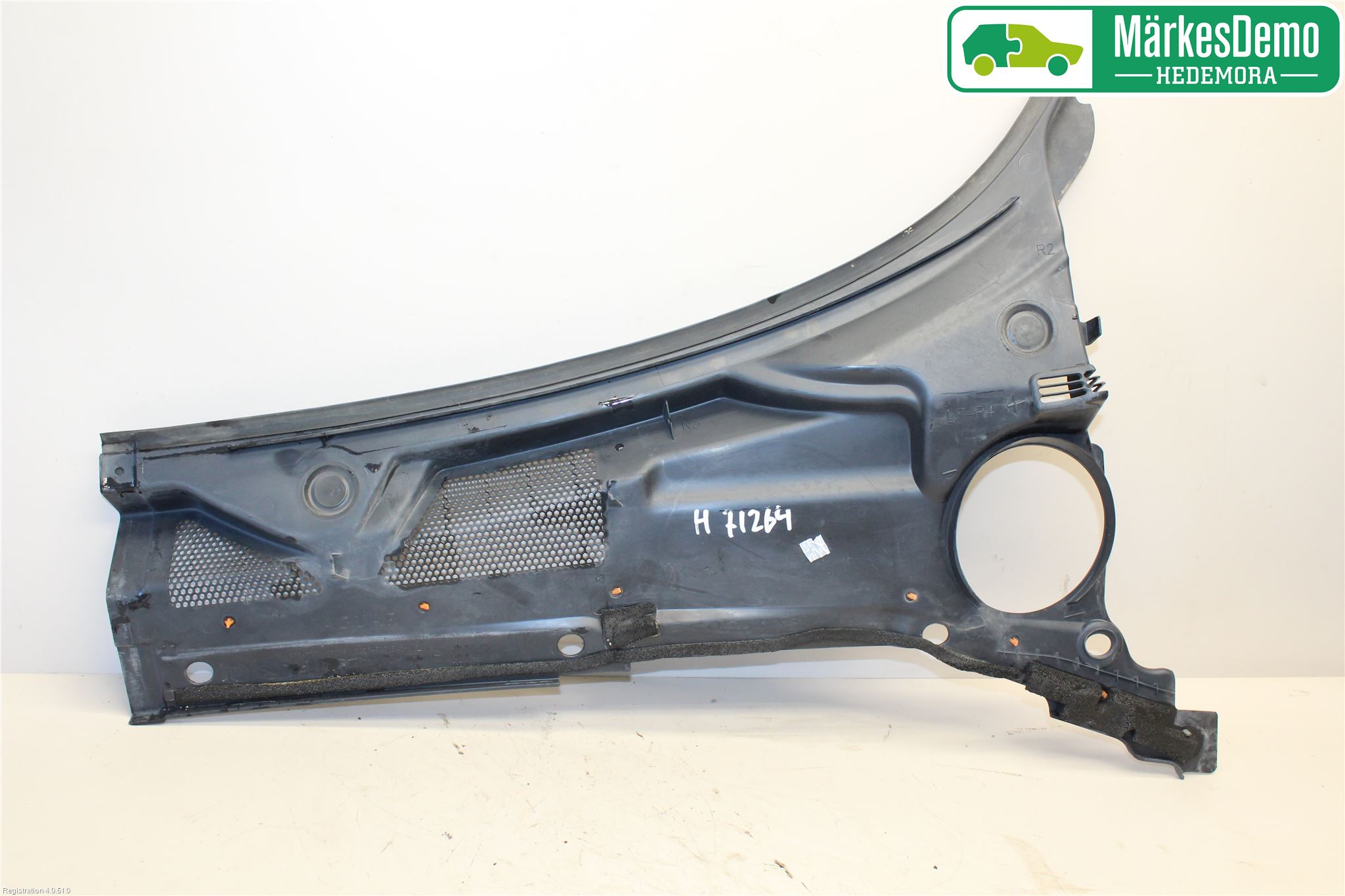 Jaguar XF 08-15 Visker Deksel-Grill-Under Frr