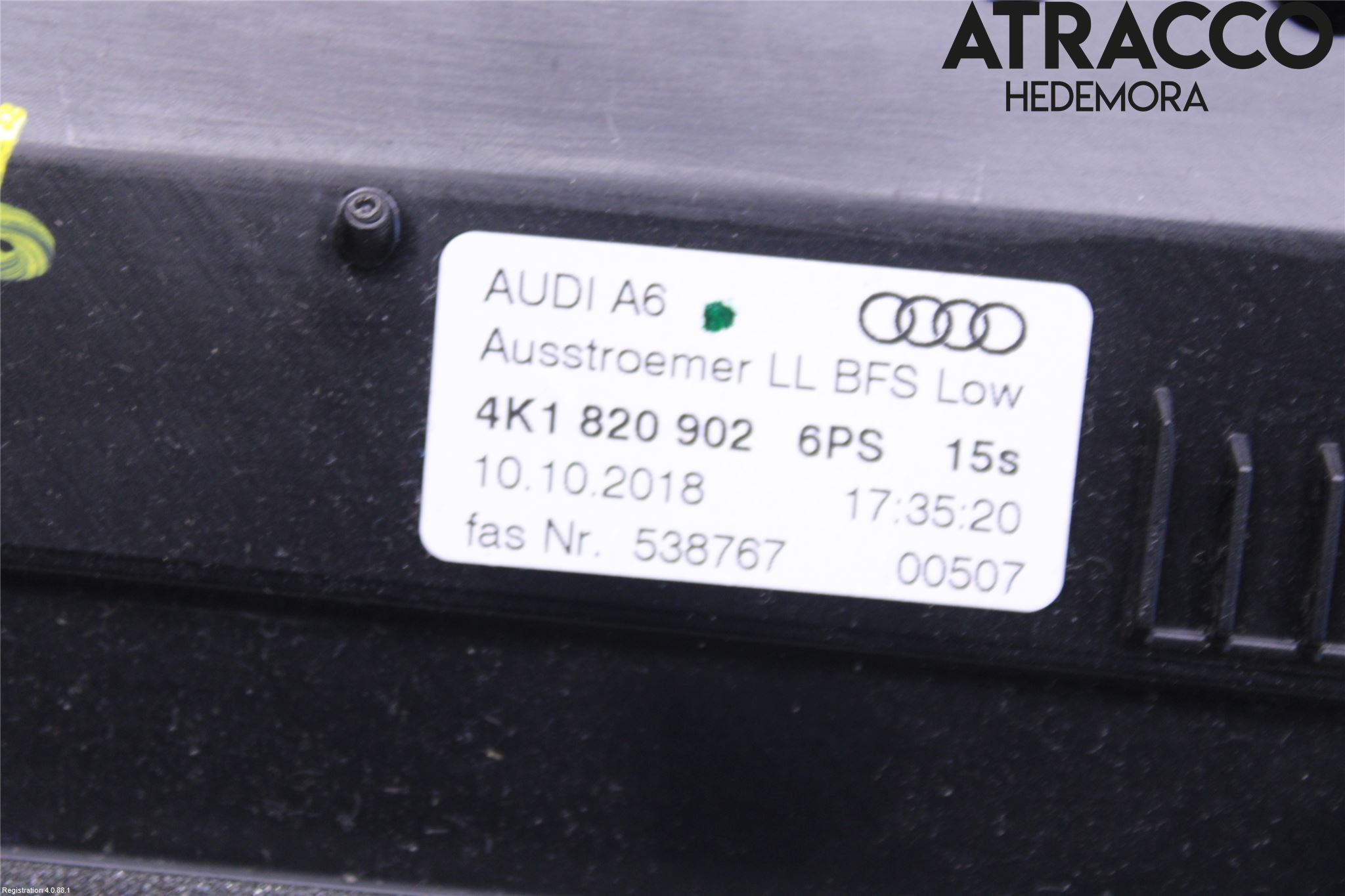 Audi A6 F2/C8 19- Dashbord Kanal - Dyse