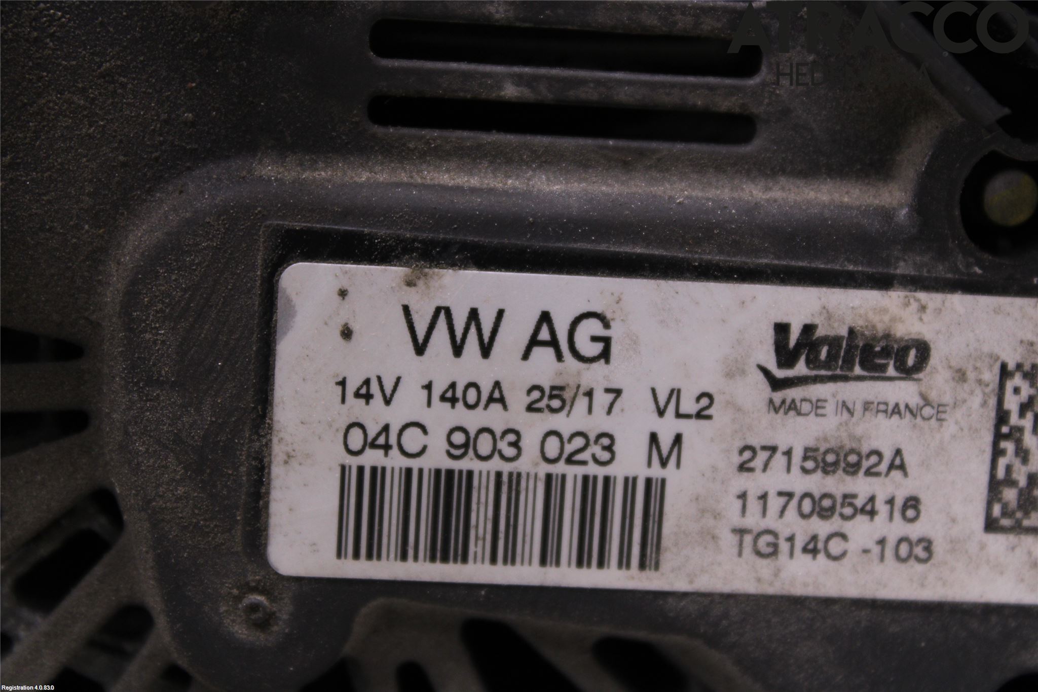 Volkswagen VW GOLF SPORTSVAN 15-20 Dynamo