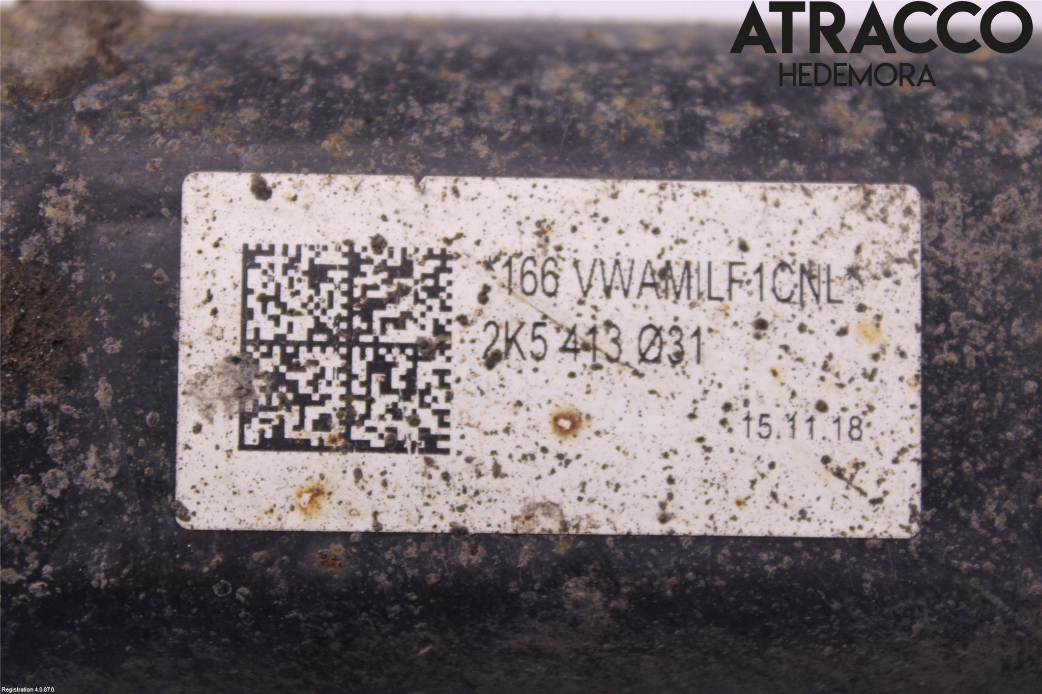 Volkswagen VW CADDY 16-20 Fjærbein Foran Venstre