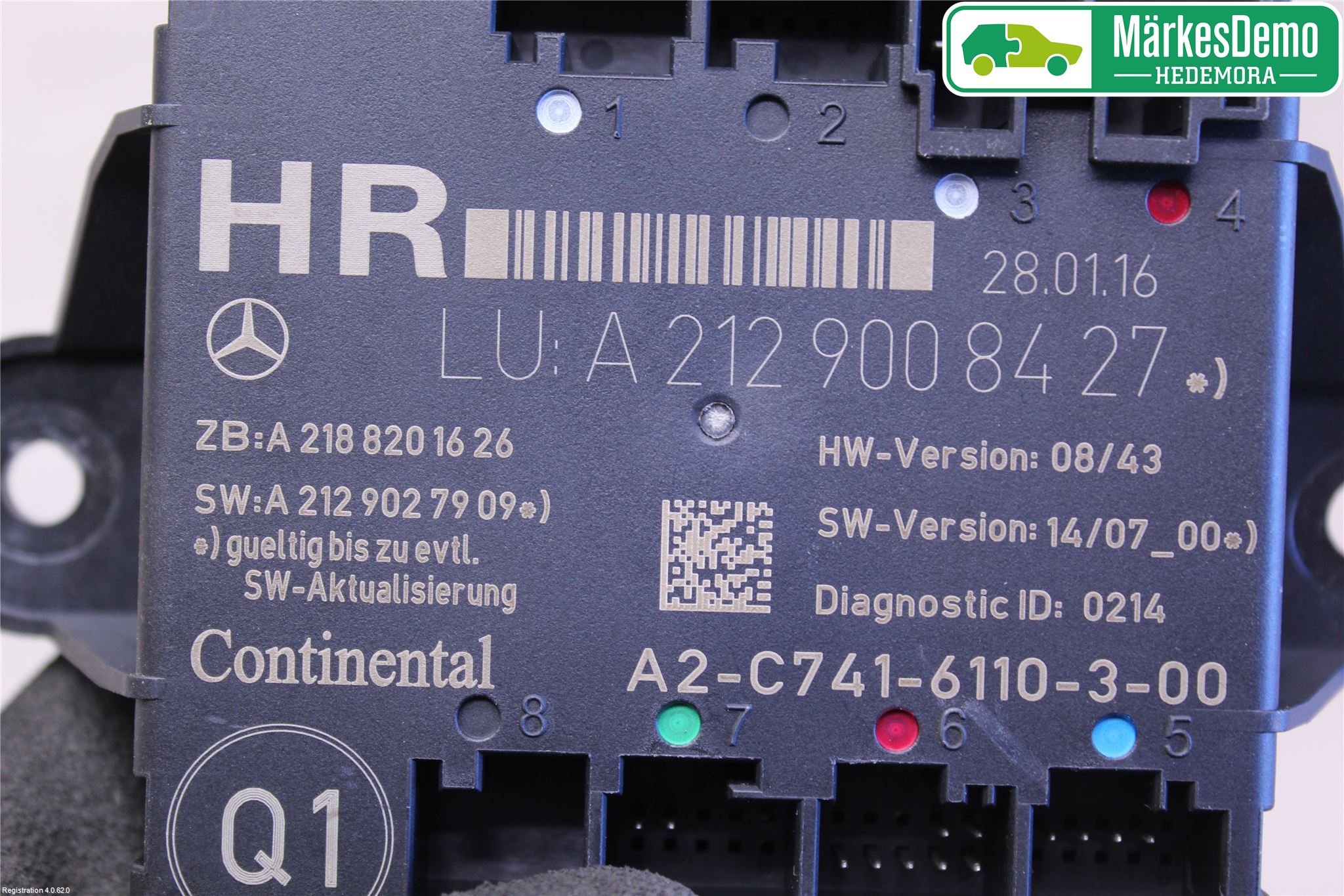 Mercedes-Benz MB E-KLASS (W212) 09-16 Styreenhet Dør