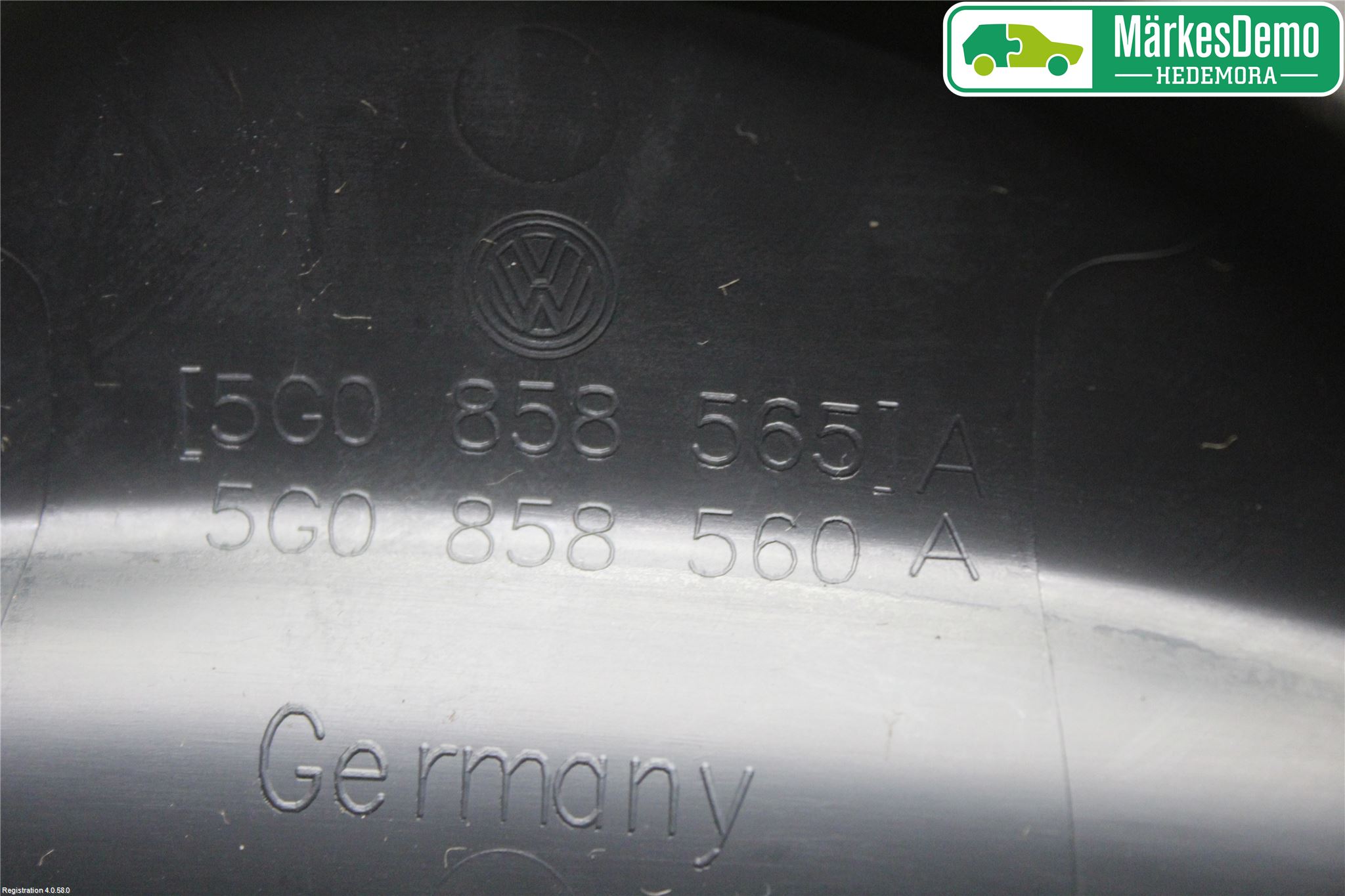 Volkswagen VW GOLF SPORTSVAN 15-20 Rattdeksel - Deksler