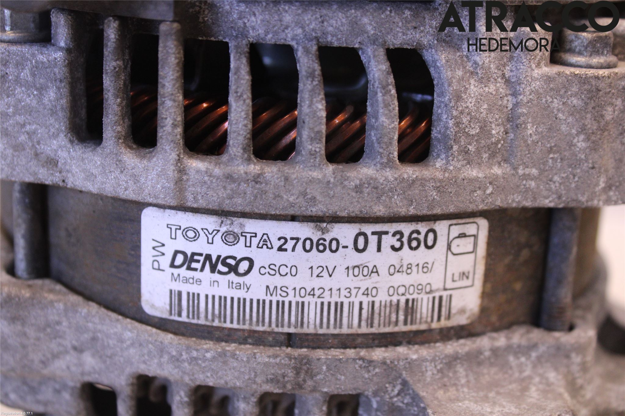 Toyota AVENSIS 16-18 Dynamo