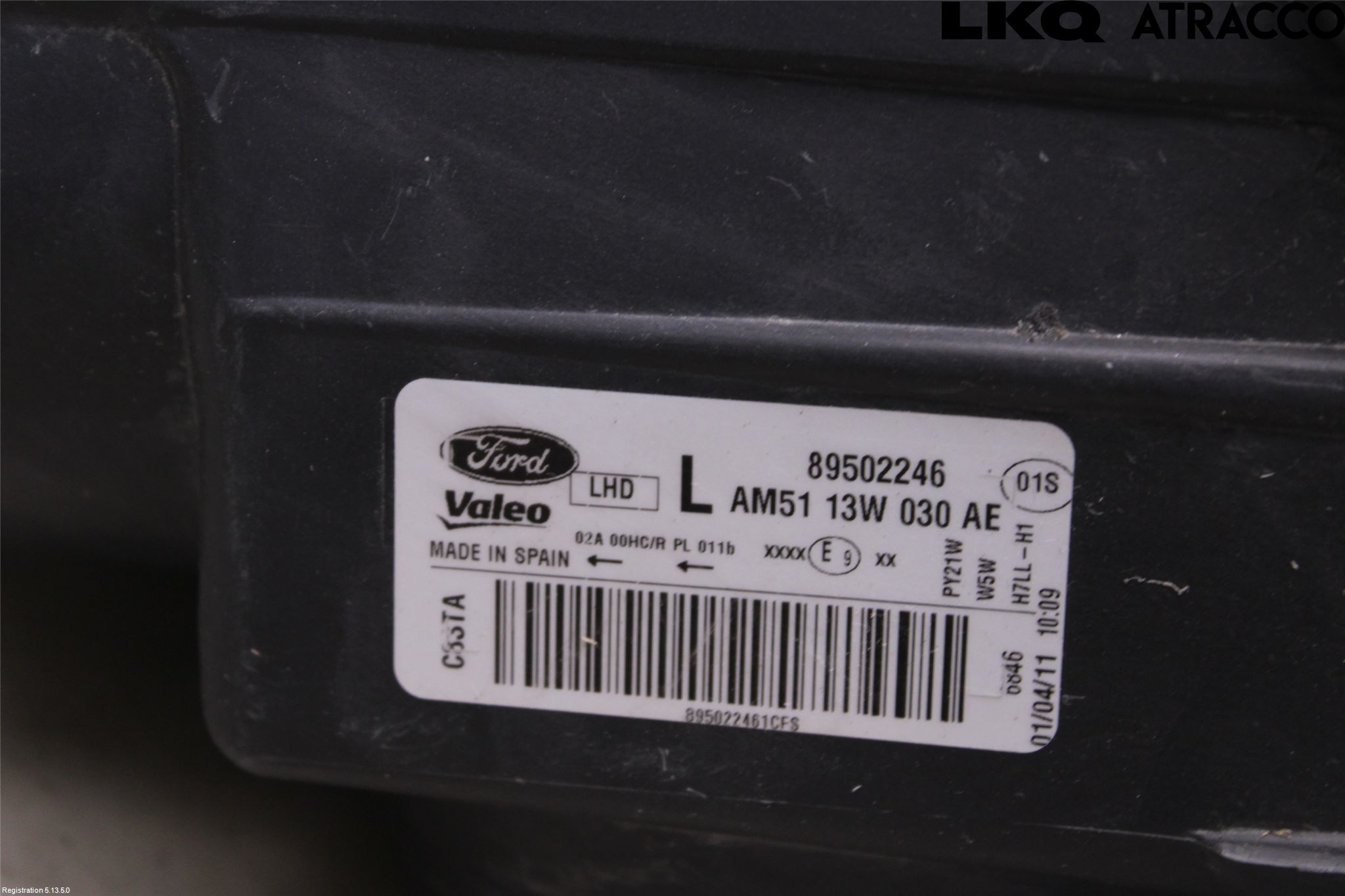 Ford GRAND C-MAX  11-14 Frontlykt Venstre