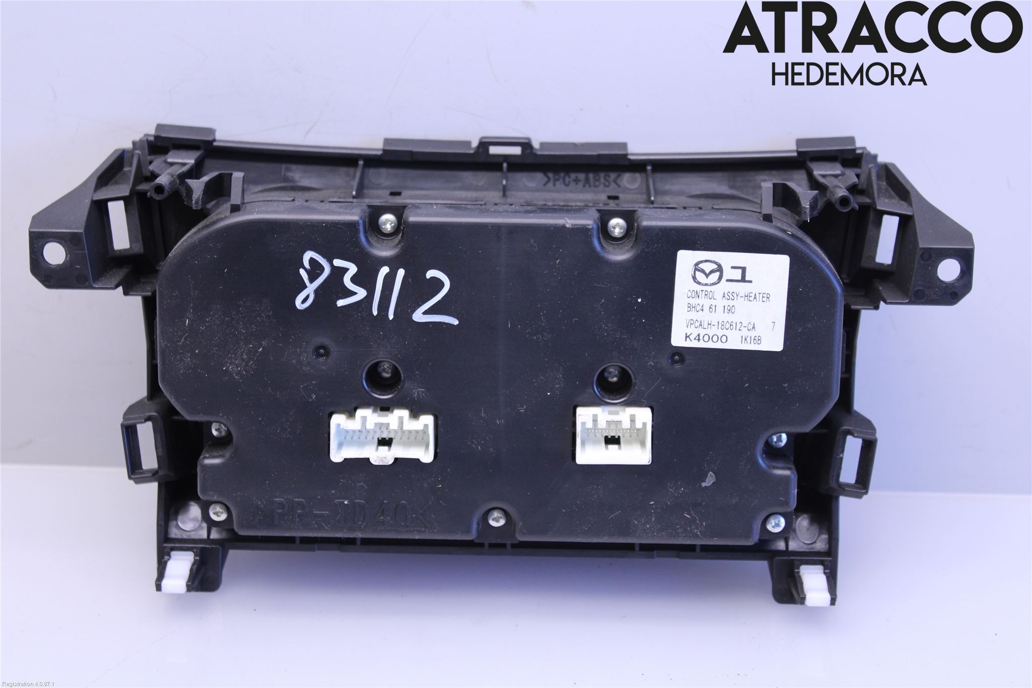 Mazda 3 II 09-13 Varme Ac Betjening-Display