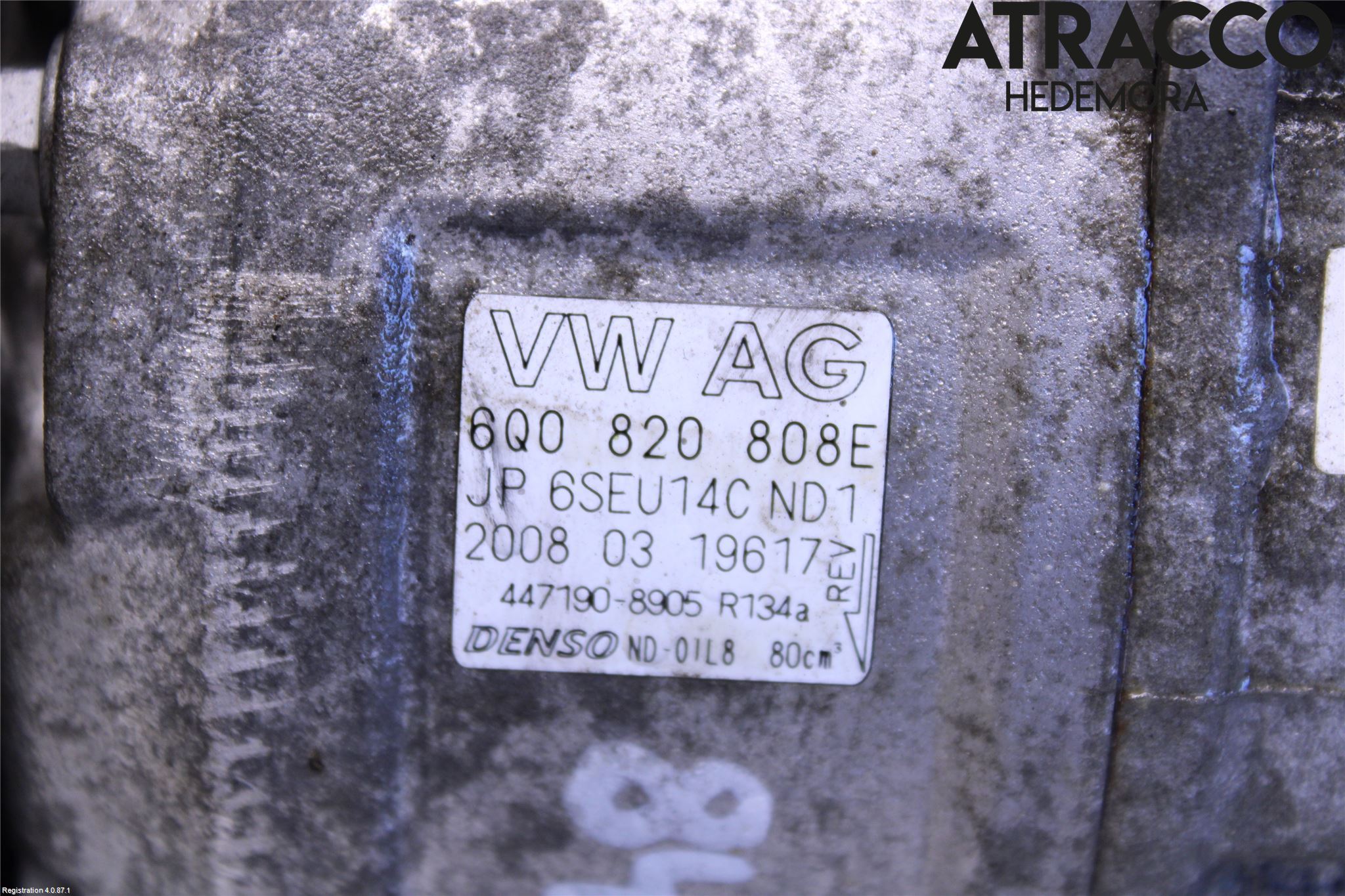 Skoda FABIA 07-14 Varme Ac Kompressor