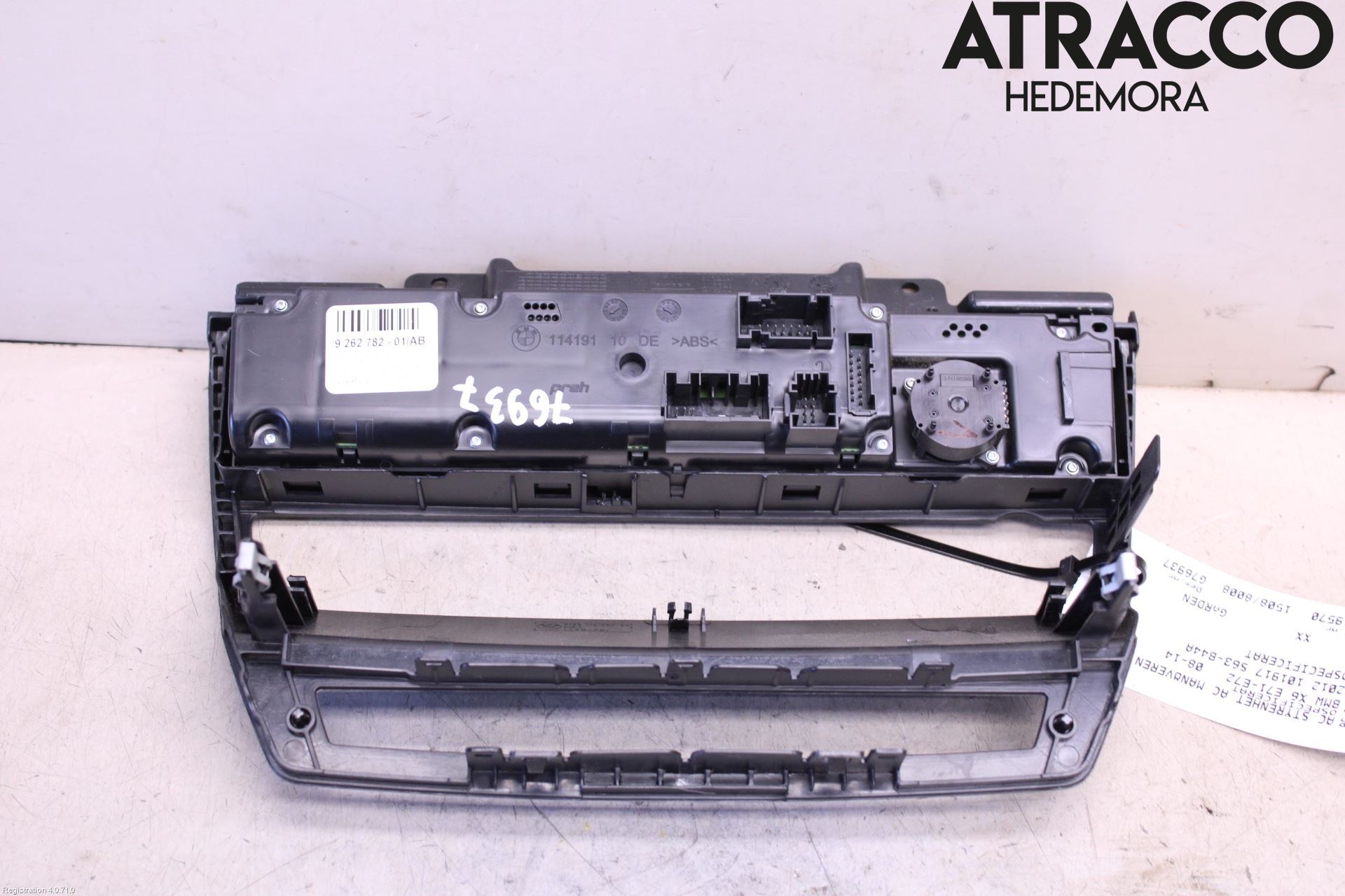BMW X6 E71/E72   08-14 Varme Ac Betjening-Display